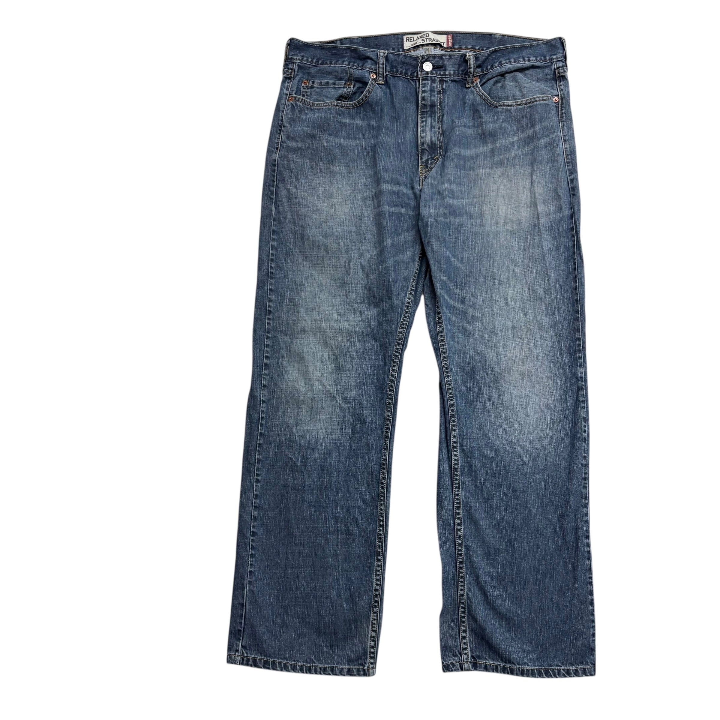 Levis 559 Jeans W38 L31 Mens Dark Blue Baggy Relaxed Straight Vintage Denim (E)