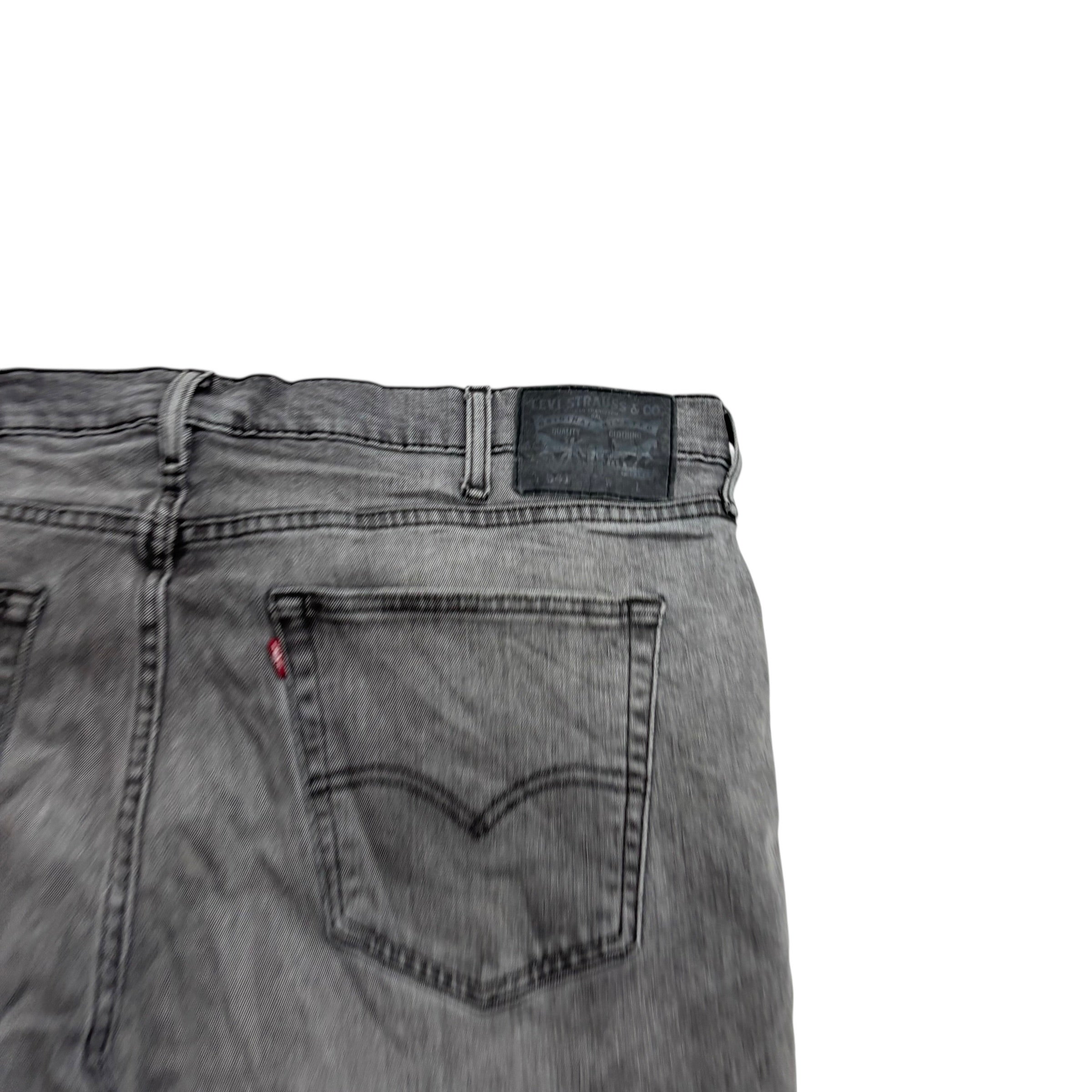 Levis 541 Jeans W44 L32 Mens Grey Athletic Tapered Fit Stretch Denim