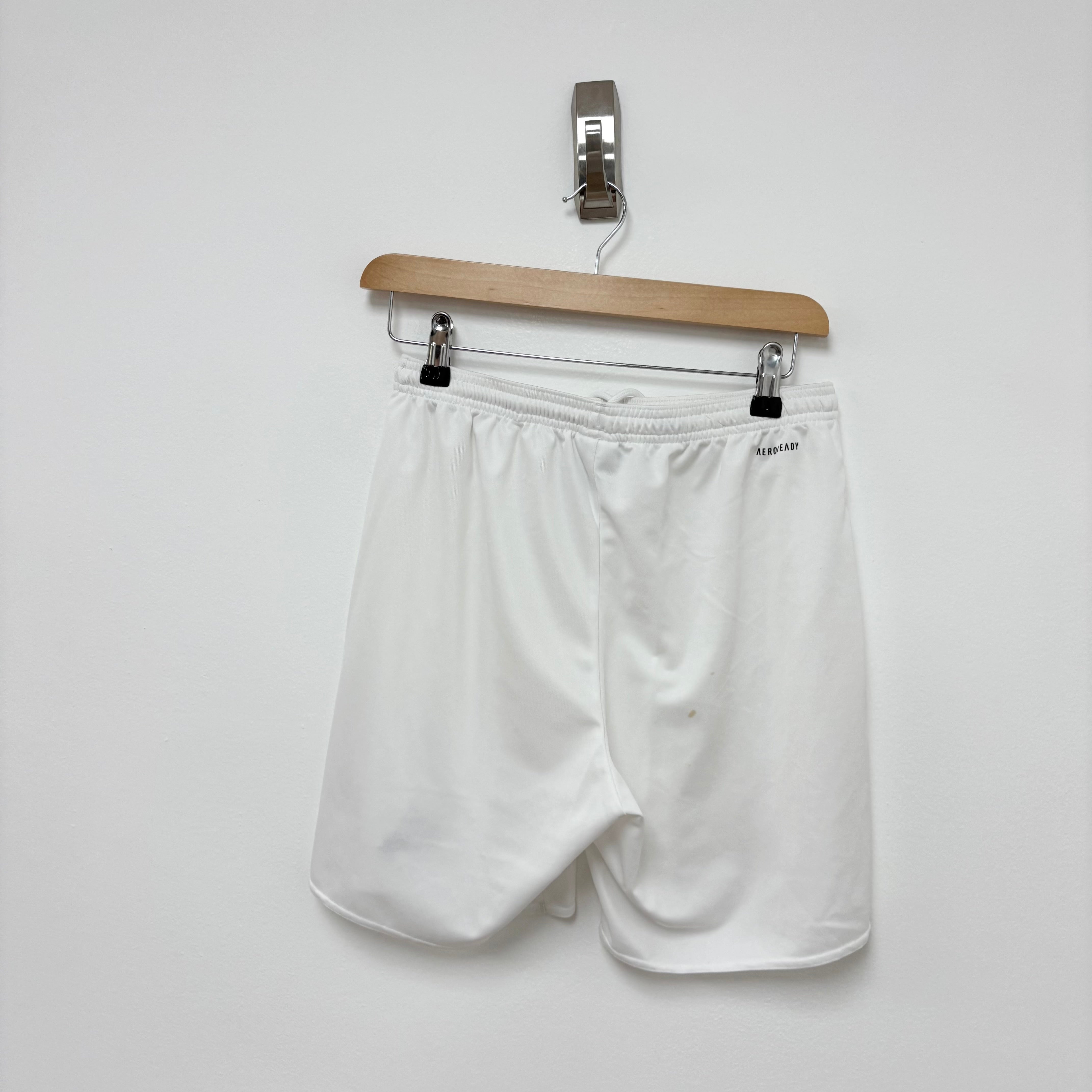 Adidas Shorts Mens Medium White Sports Running Gym Athletic