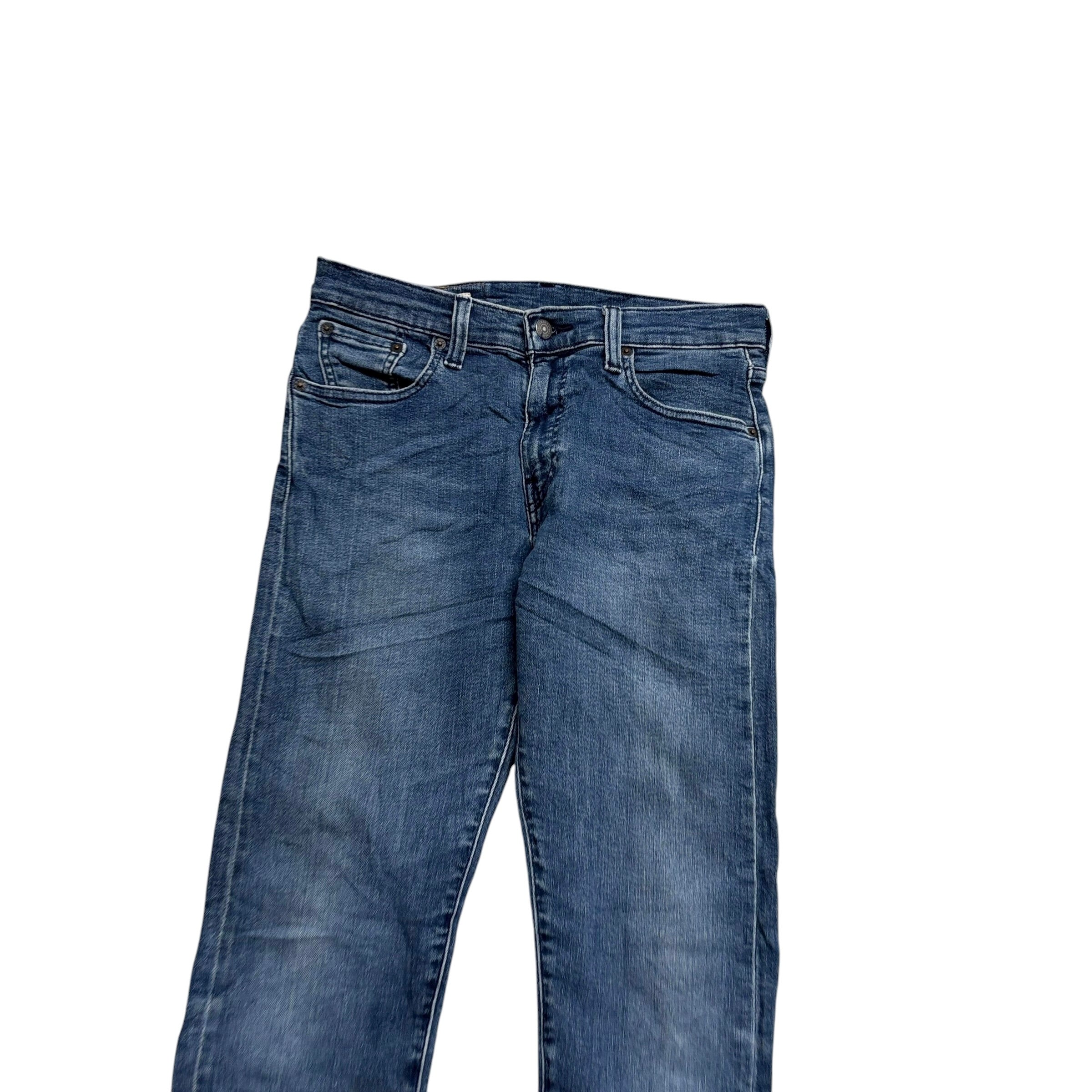 Levis 512 Jeans W30 L32 Mens Navy Blue Slim Tapered Fit Stretch Denim