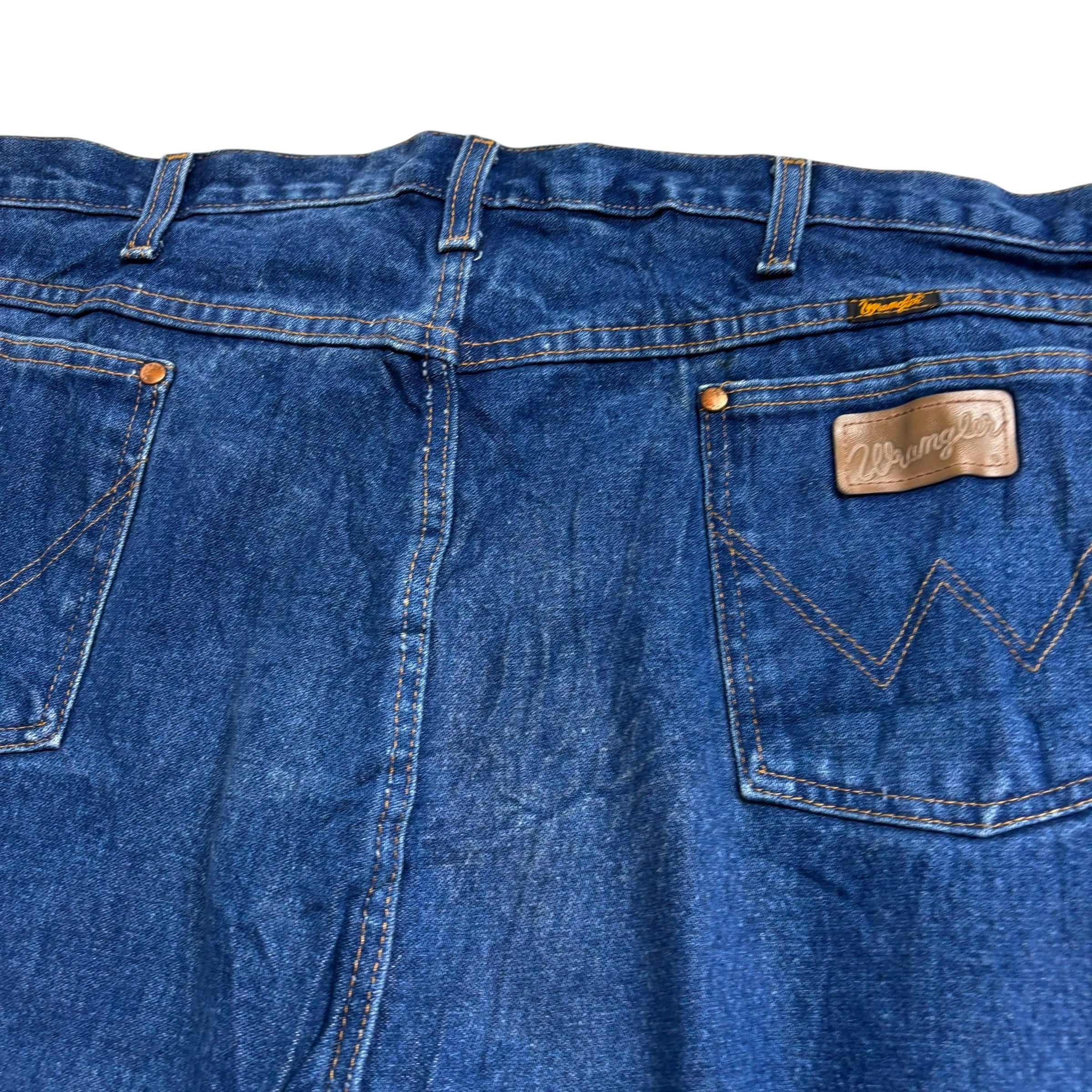 Wrangler Jeans Cowboy Cut W46 L32 Mens Mid Blue 13MWZ Original Fit Denim