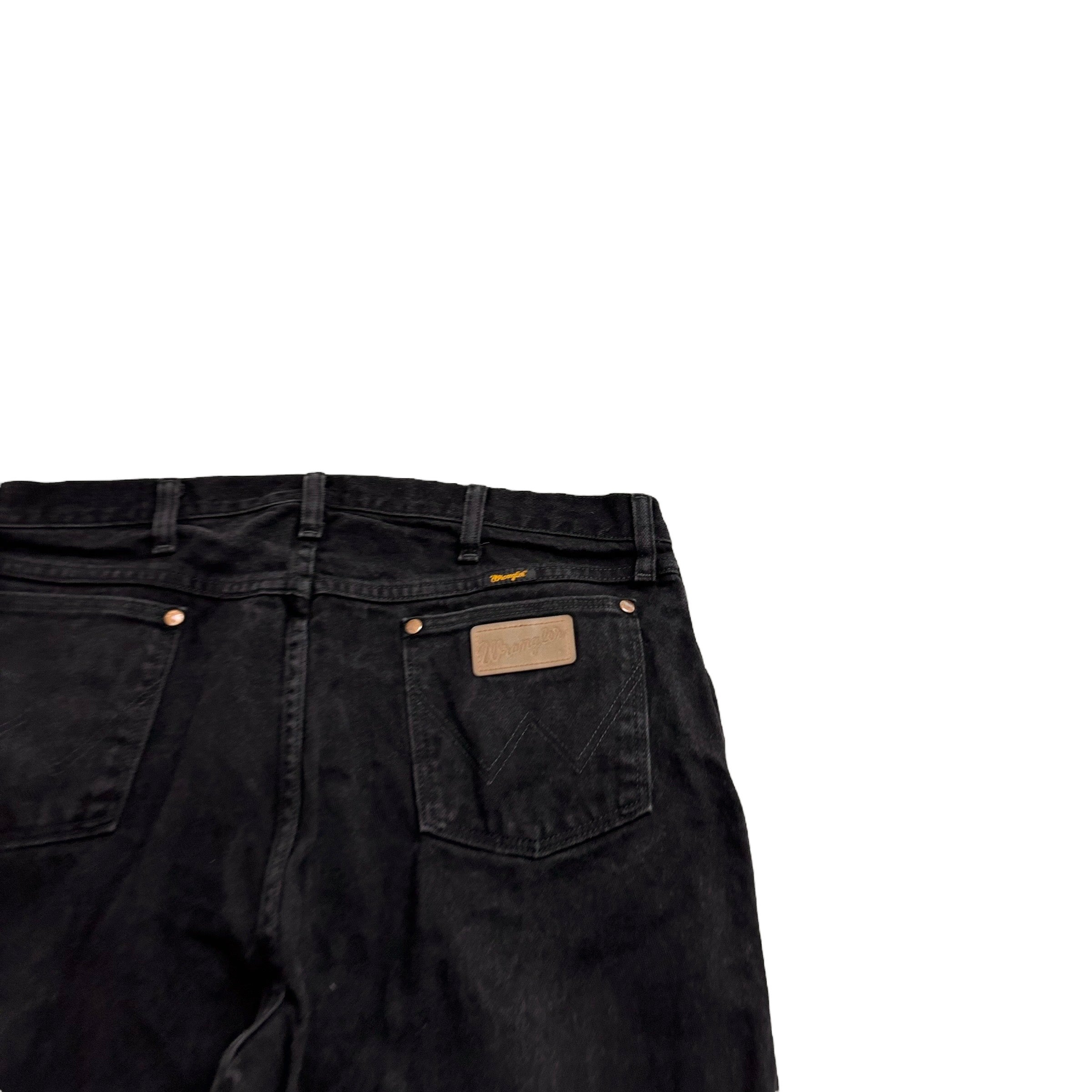 Wrangler Jeans Cowboy Cut W35 L36 Mens Black 13MWZ Original Fit Denim