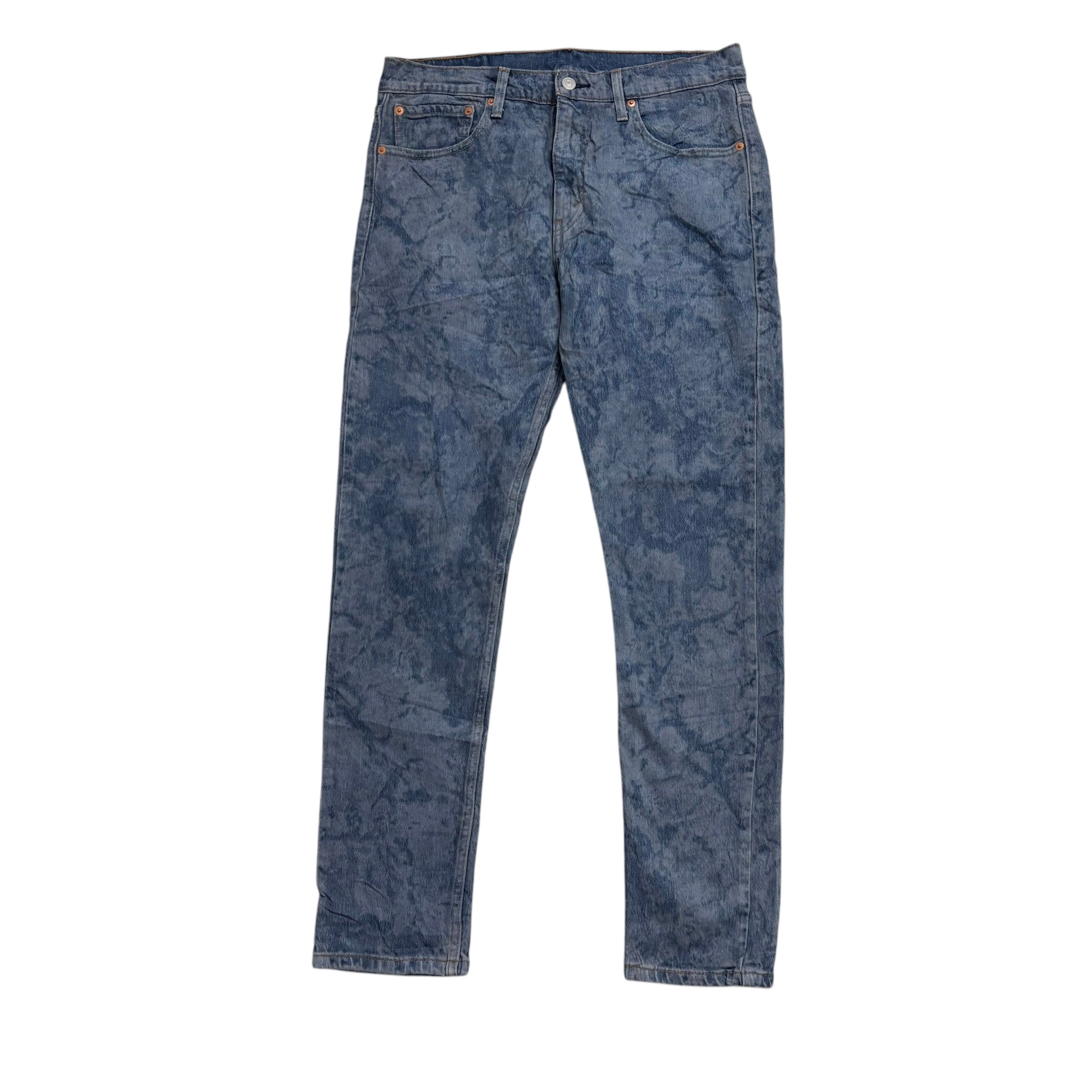 Levis 512 Jeans W30 L32 Mens Mid Blue Slim Tapered Fit Stretch Denim (E)