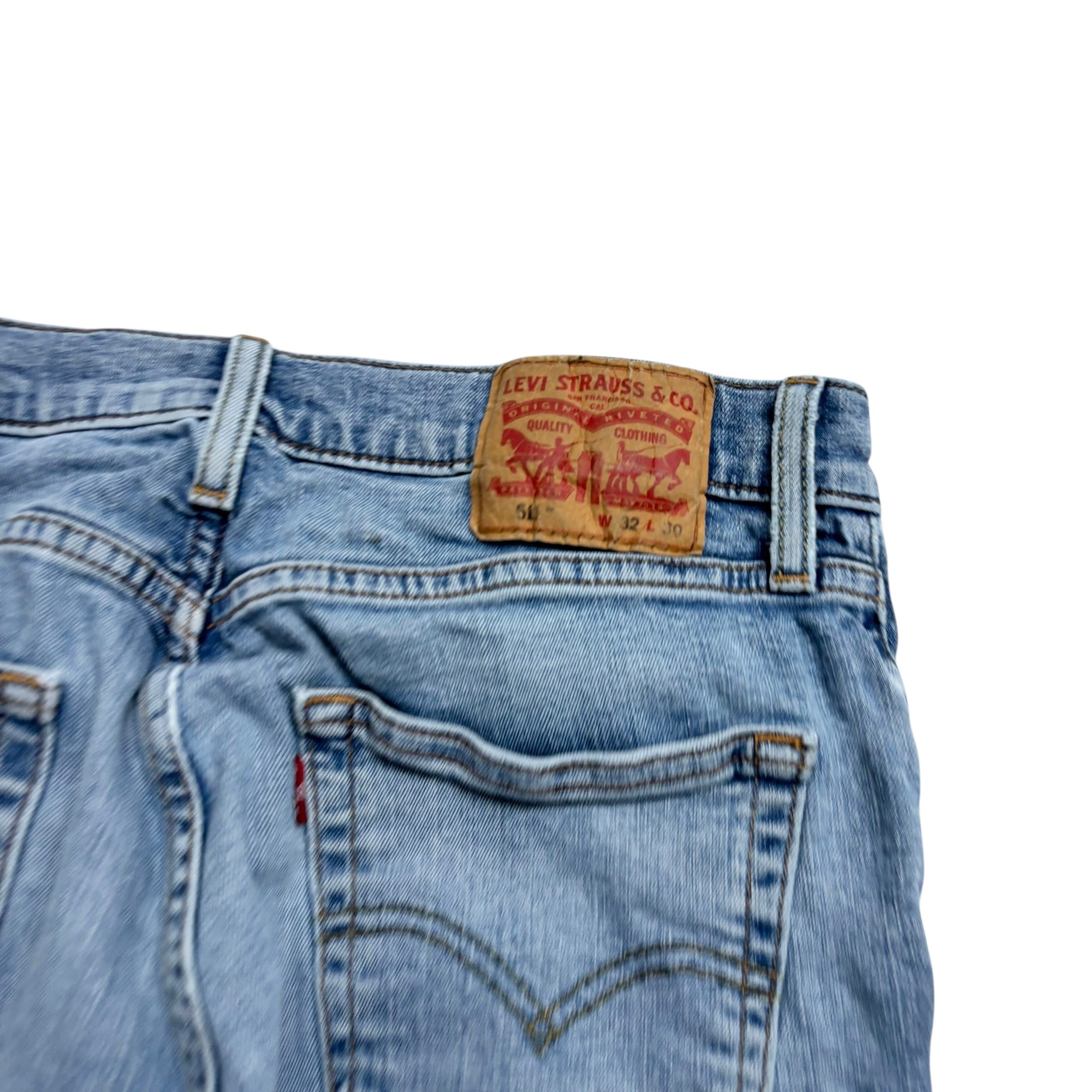Levis 511 Jeans W31 L29 Mens Light Blue Slim Fit Stretch Denim