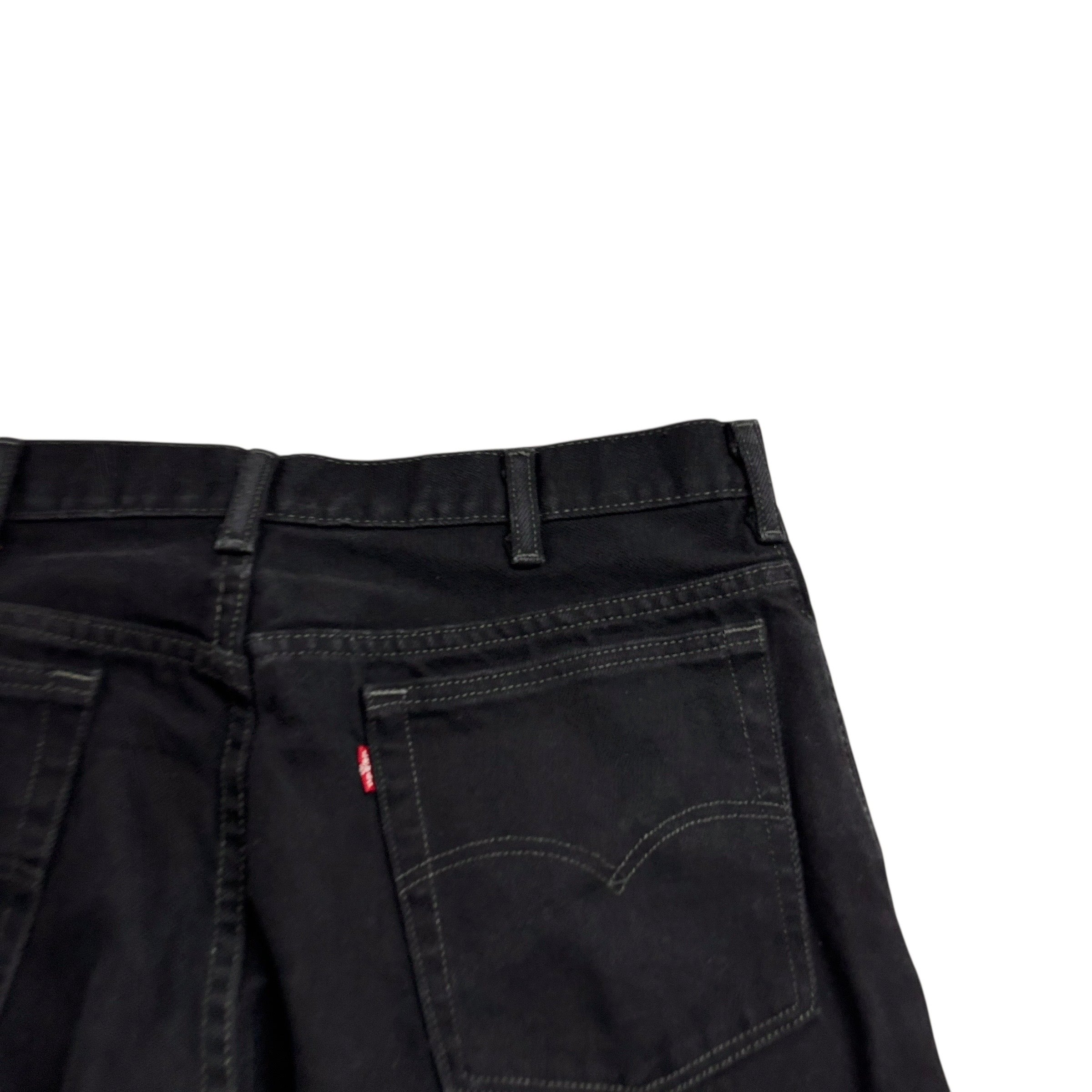 Levis 517 Jeans W38 L36 Mens Black Regular Bootcut Fit Denim