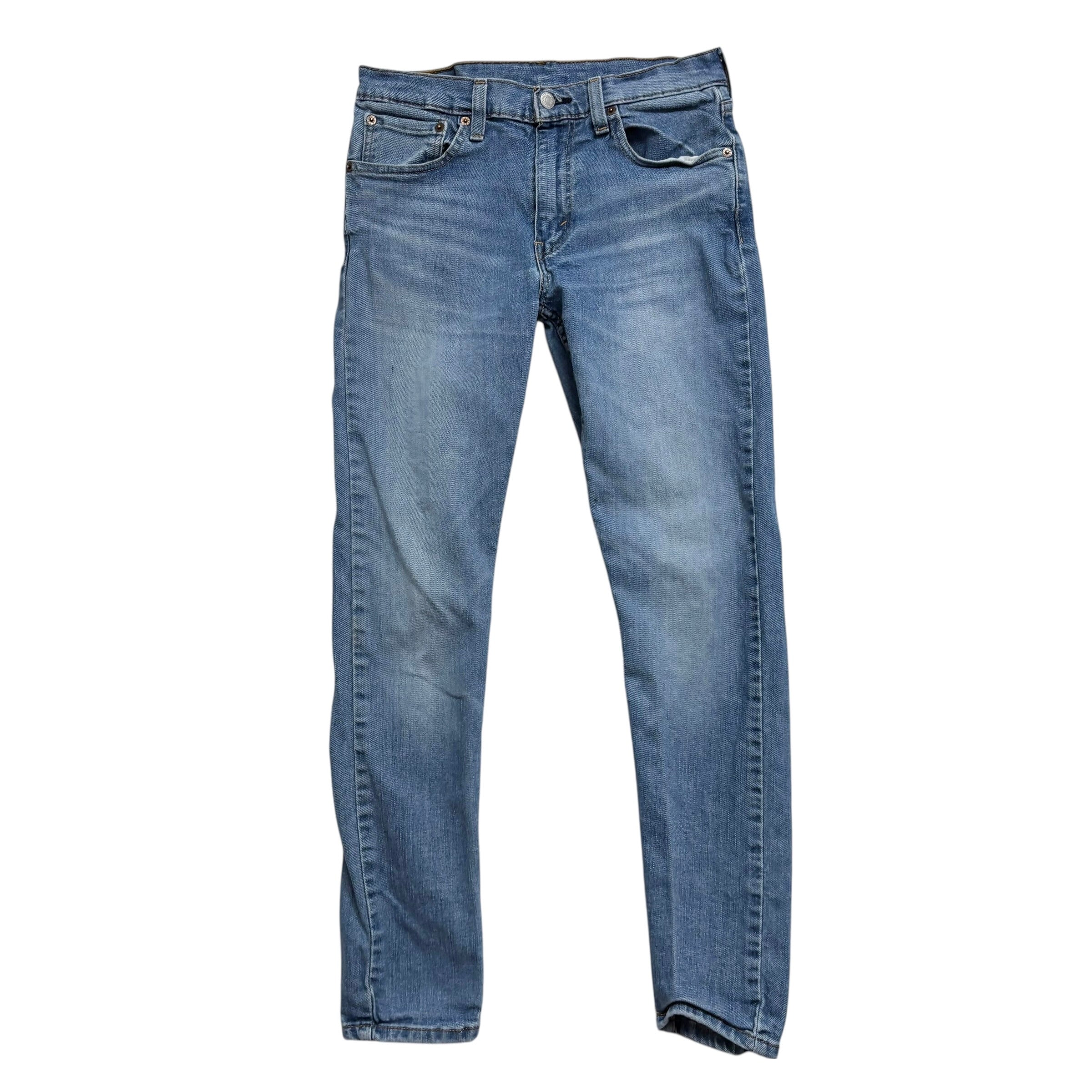 Levis Skinny Tapered Fit Jeans W30 L30 Mens Light Blue Stretch Denim