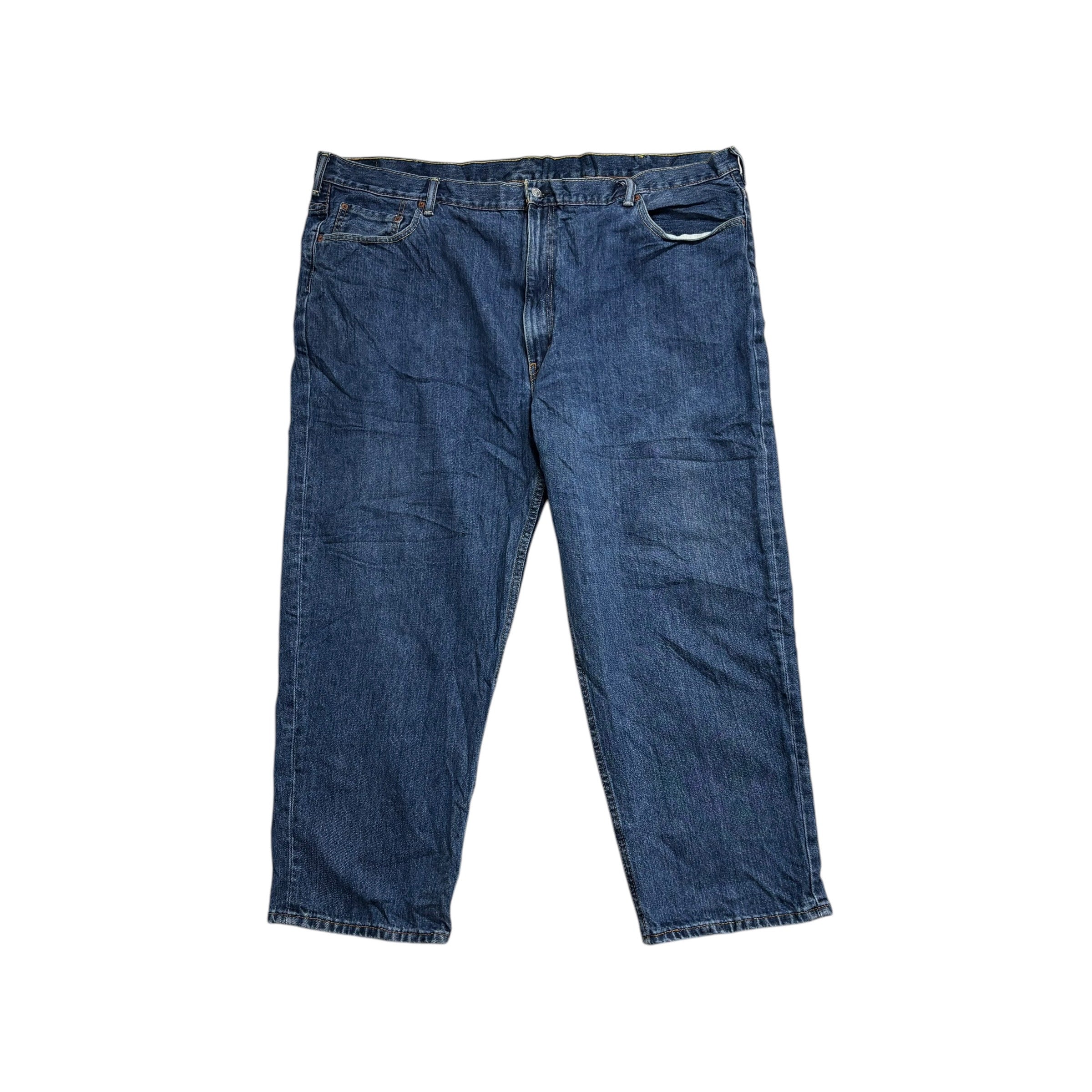 Levis 550 Jeans W50 L29 Mens Mid Blue Baggy Relaxed Straight Fit Denim