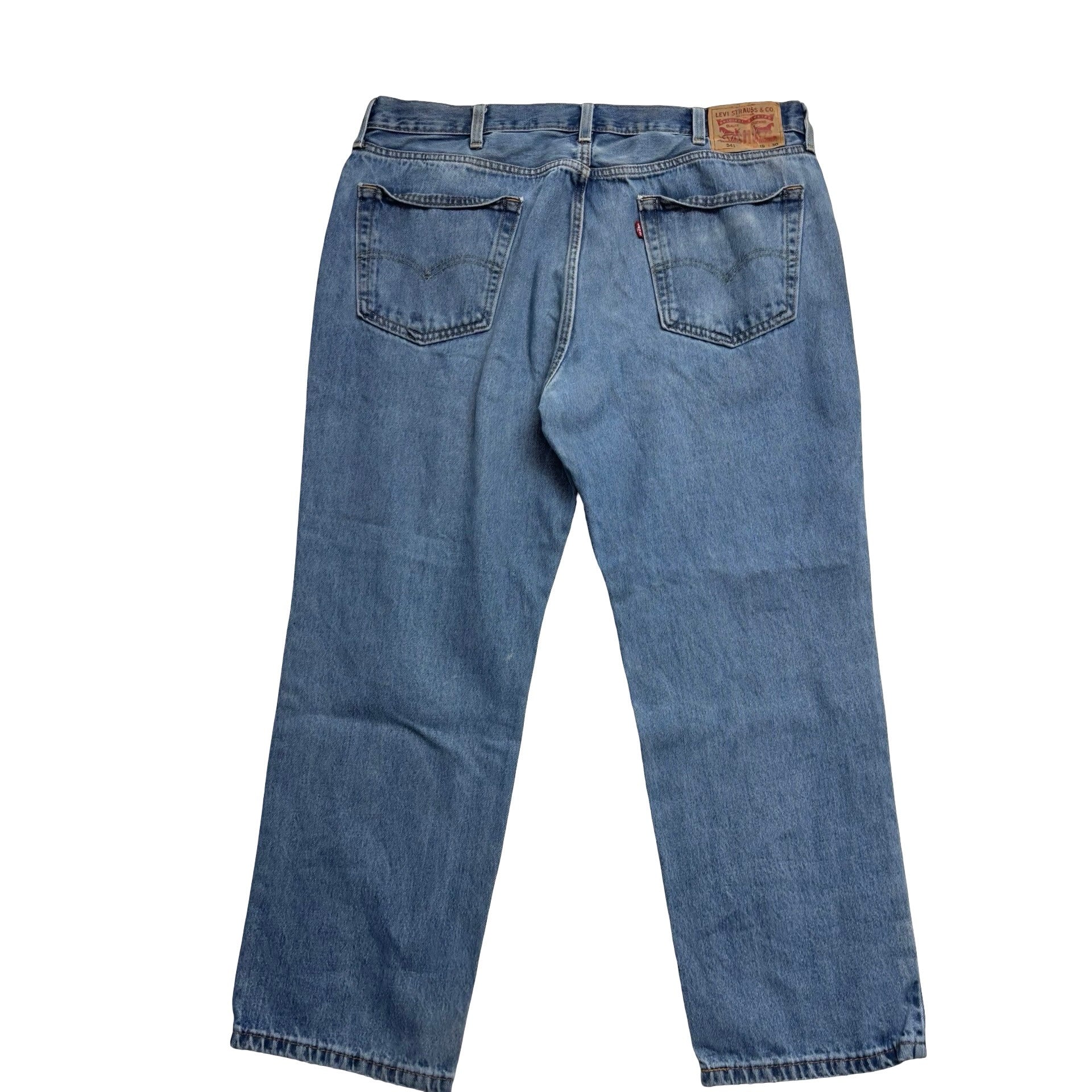 Levis 541 Jeans W39 L29 Mens Light Blue Athletic Tapered Fit Denim