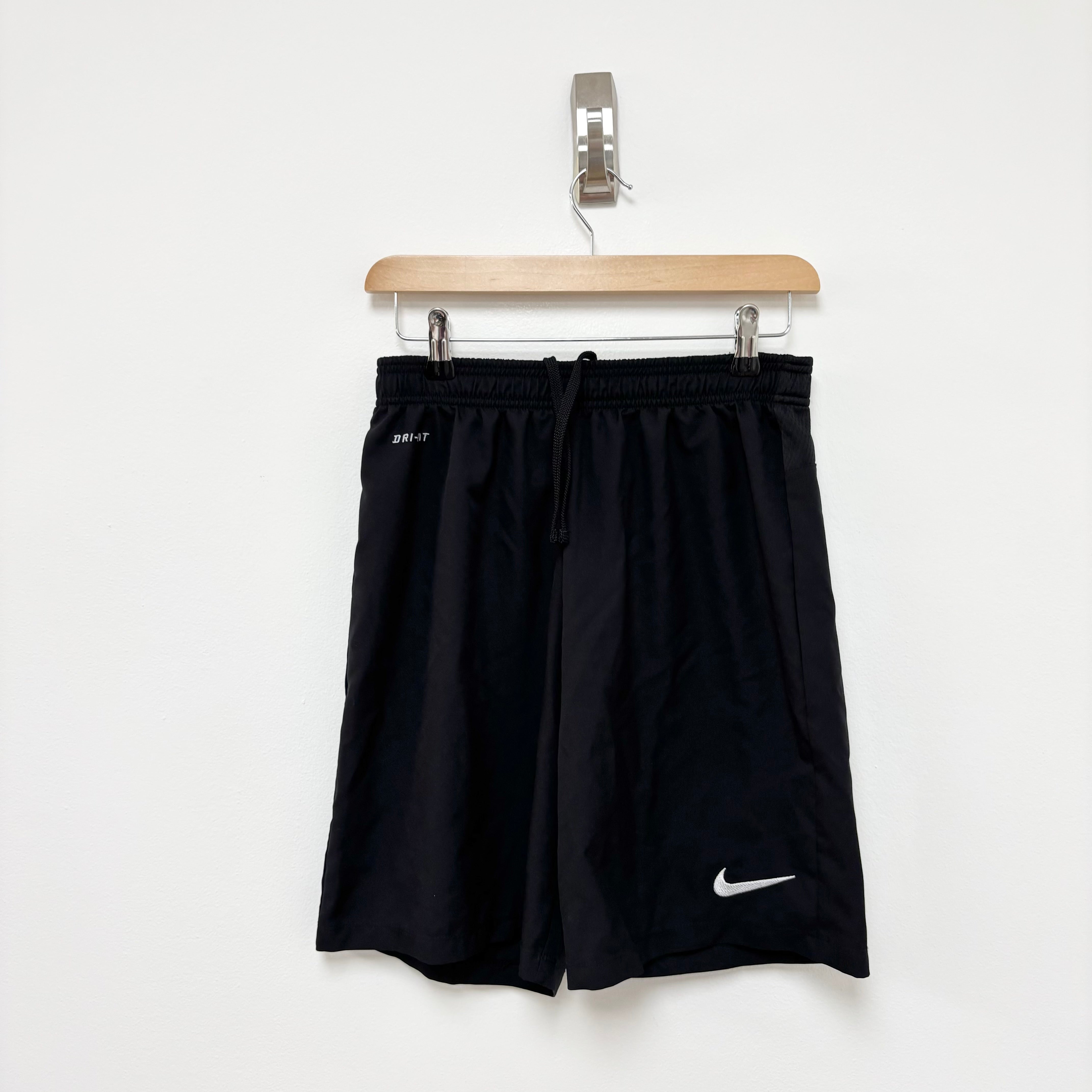 Nike Shorts Mens Medium Black Dri Fit Running Sports Gym Athletic (E)