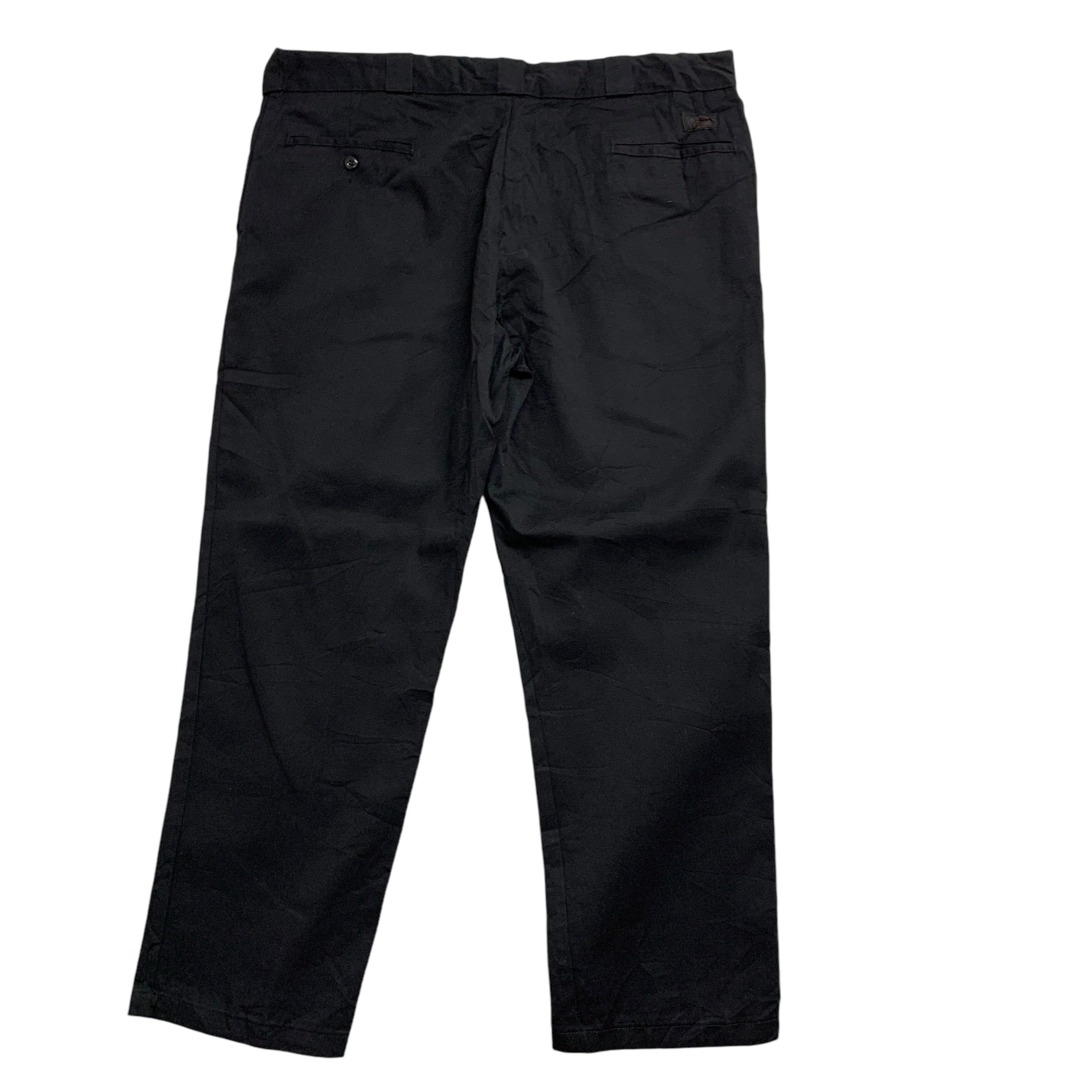 Dickies 874 Trousers W42 L30 Mens Black Pants Original Straight Fit Workwear