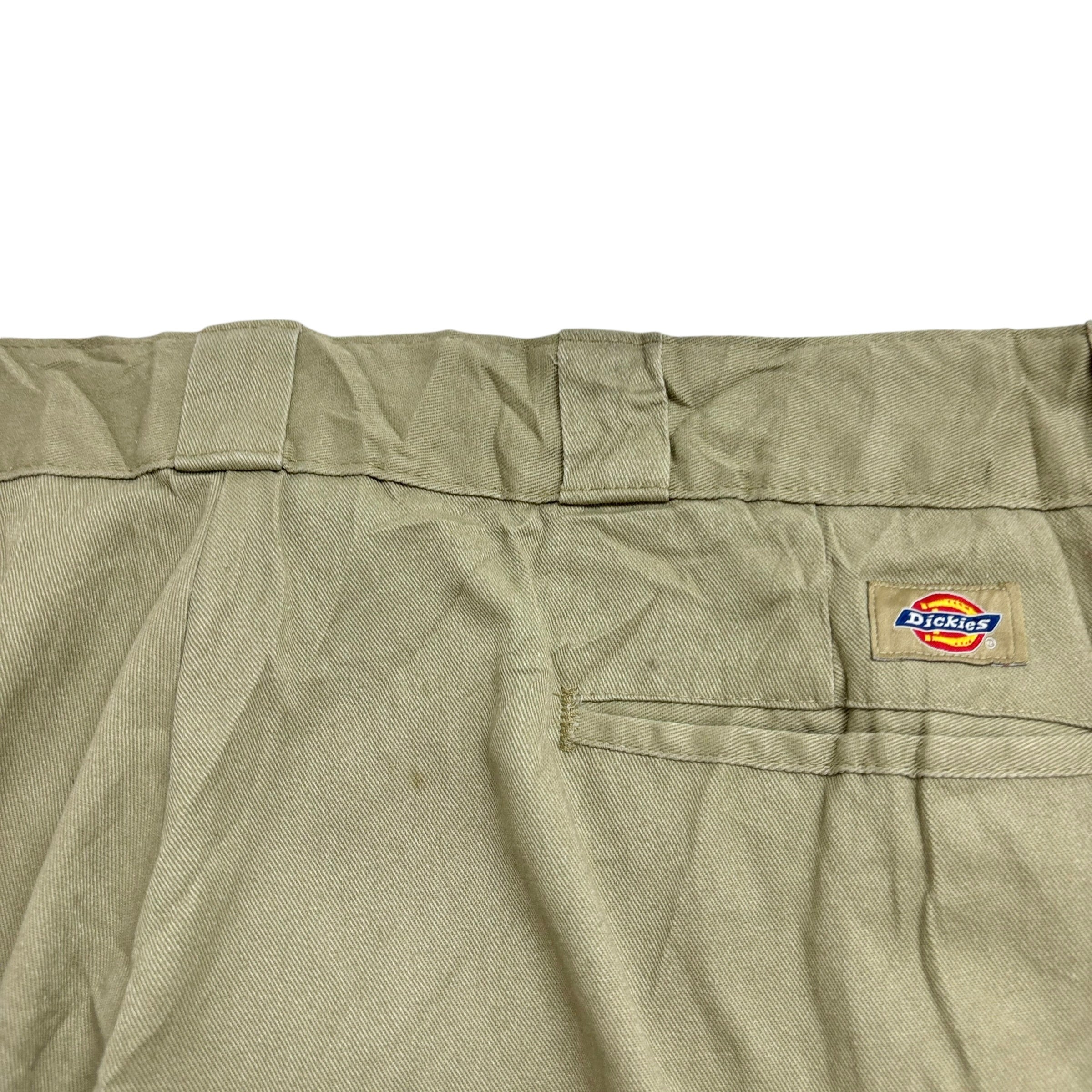 Dickies 874 Trousers W38 L32 Mens Beige Pants Original Straight Fit Workwear