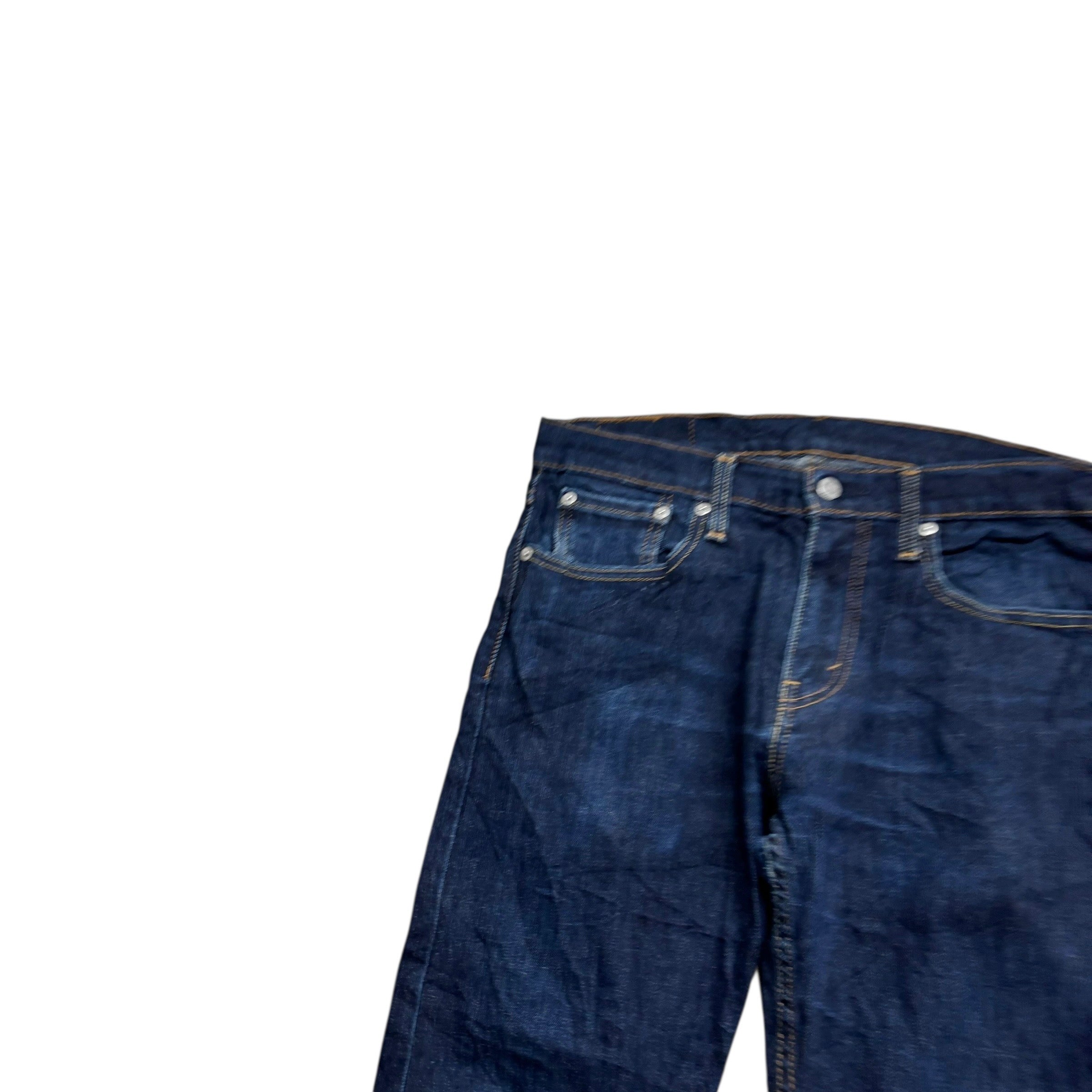 Levis 512 Jeans W32 L34 Mens Dark Blue Slim Tapered Fit Stretch Denim