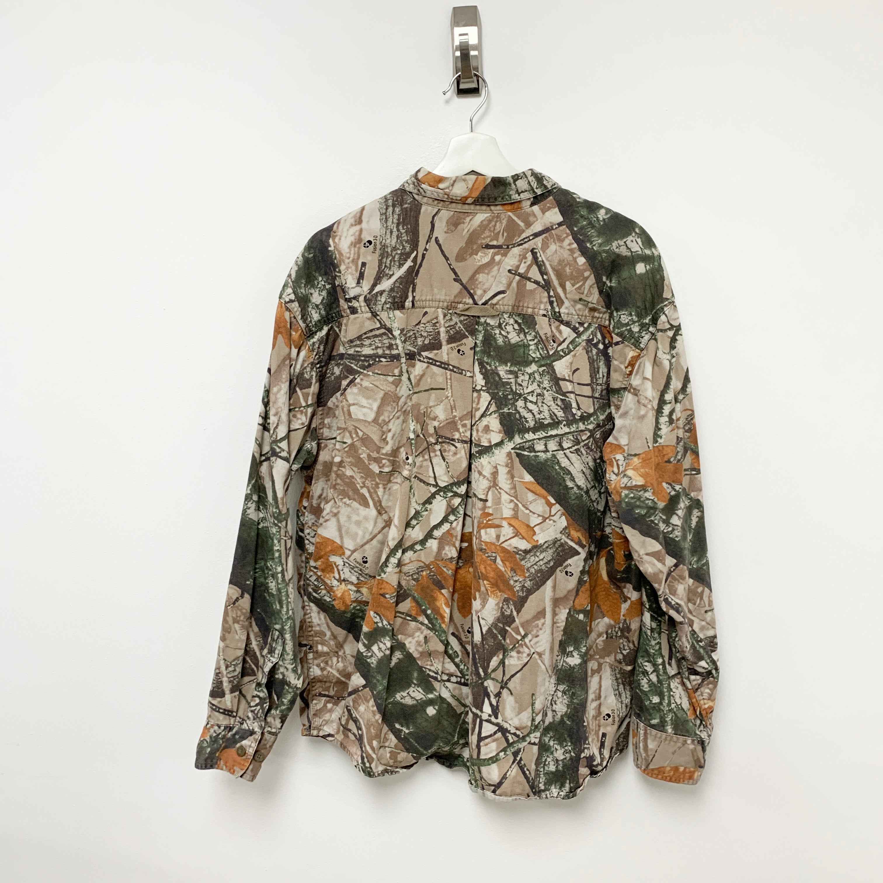 Vintage RealTree Camo USA Hunting Shirt Large