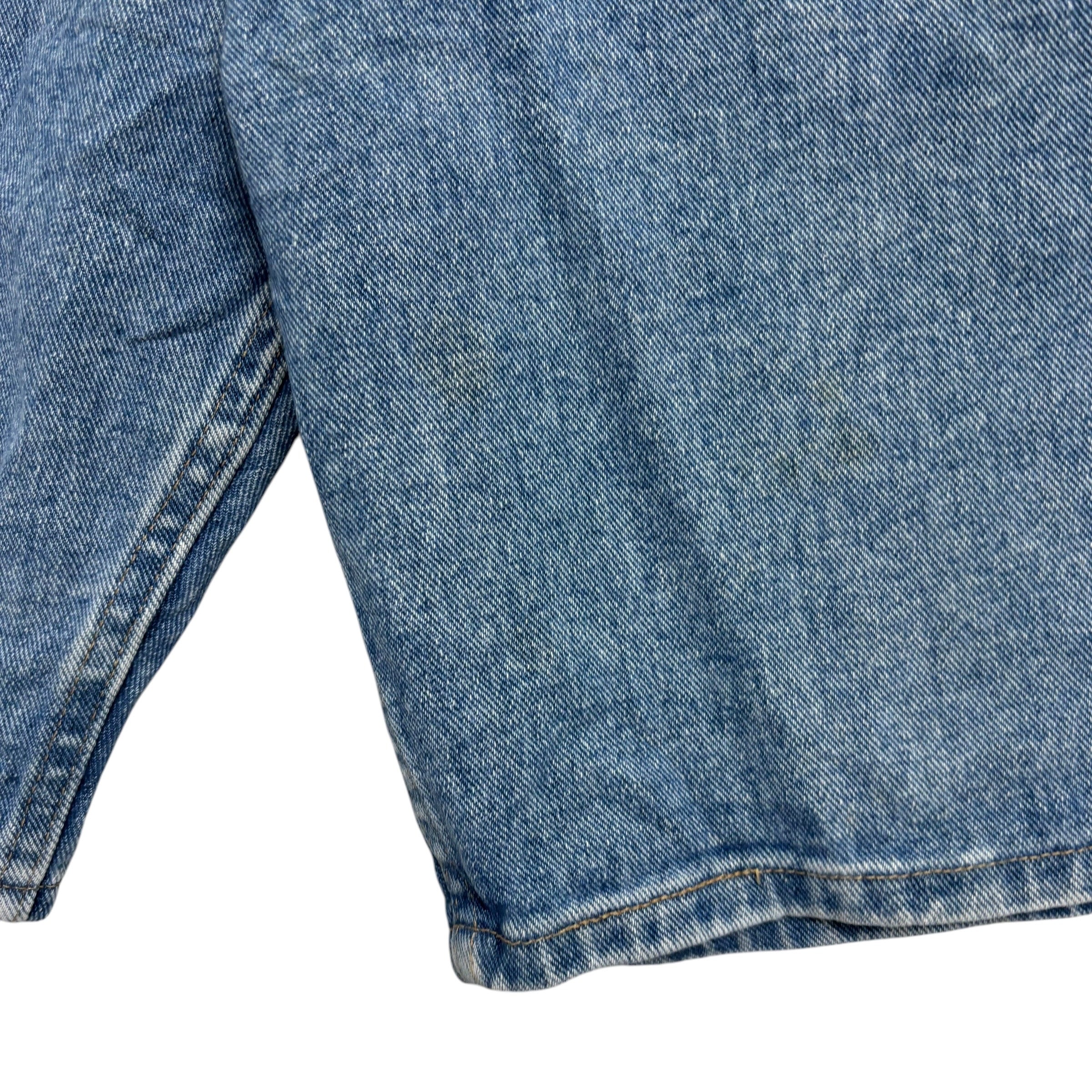 Wrangler Baggy Jorts W30 Mens Denim Shorts Light Blue Relaxed Fit