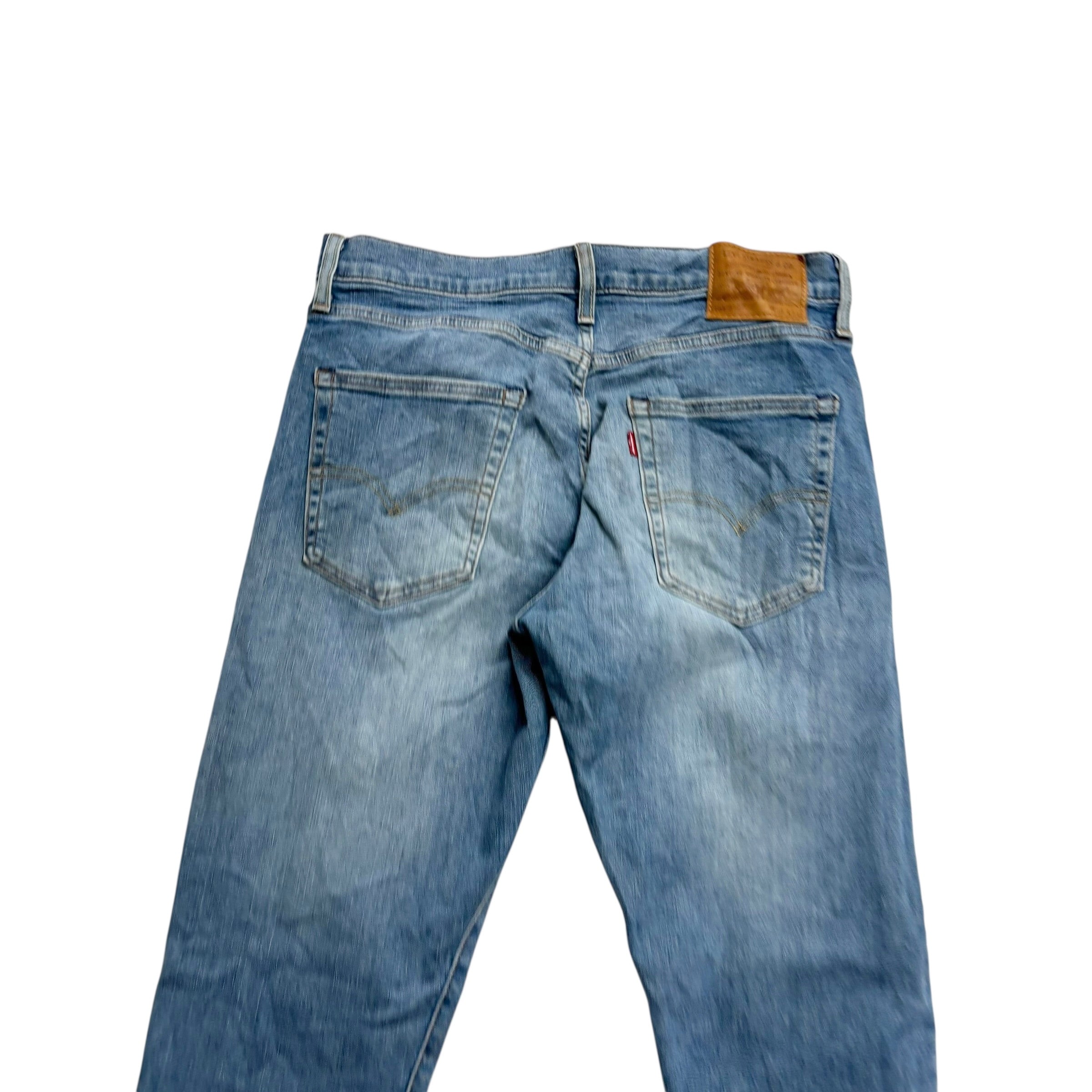 Levis 512 Jeans W34 L34 Mens Light Blue Slim Tapered Fit Stretch Premium