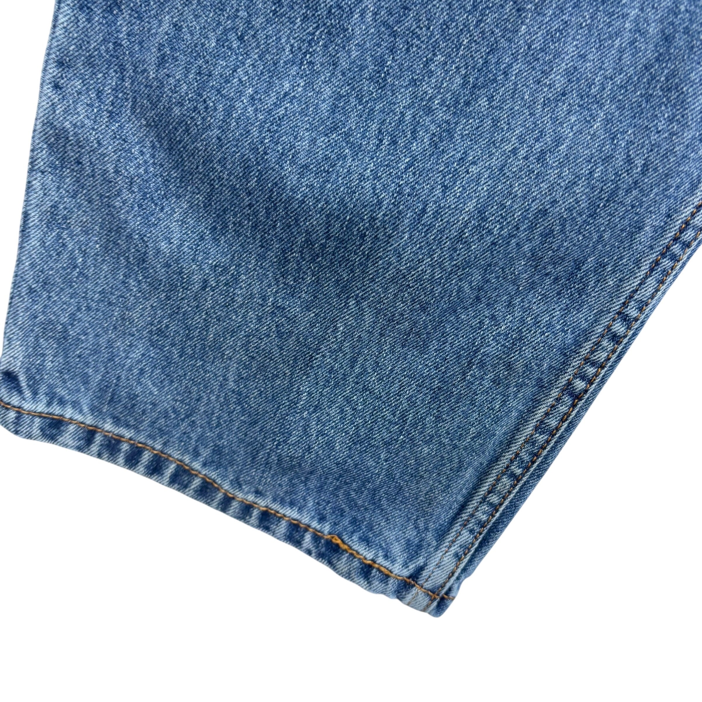 Levis 550 Jeans W38 L30 Mens Mid Blue Baggy Relaxed Straight Fit Denim