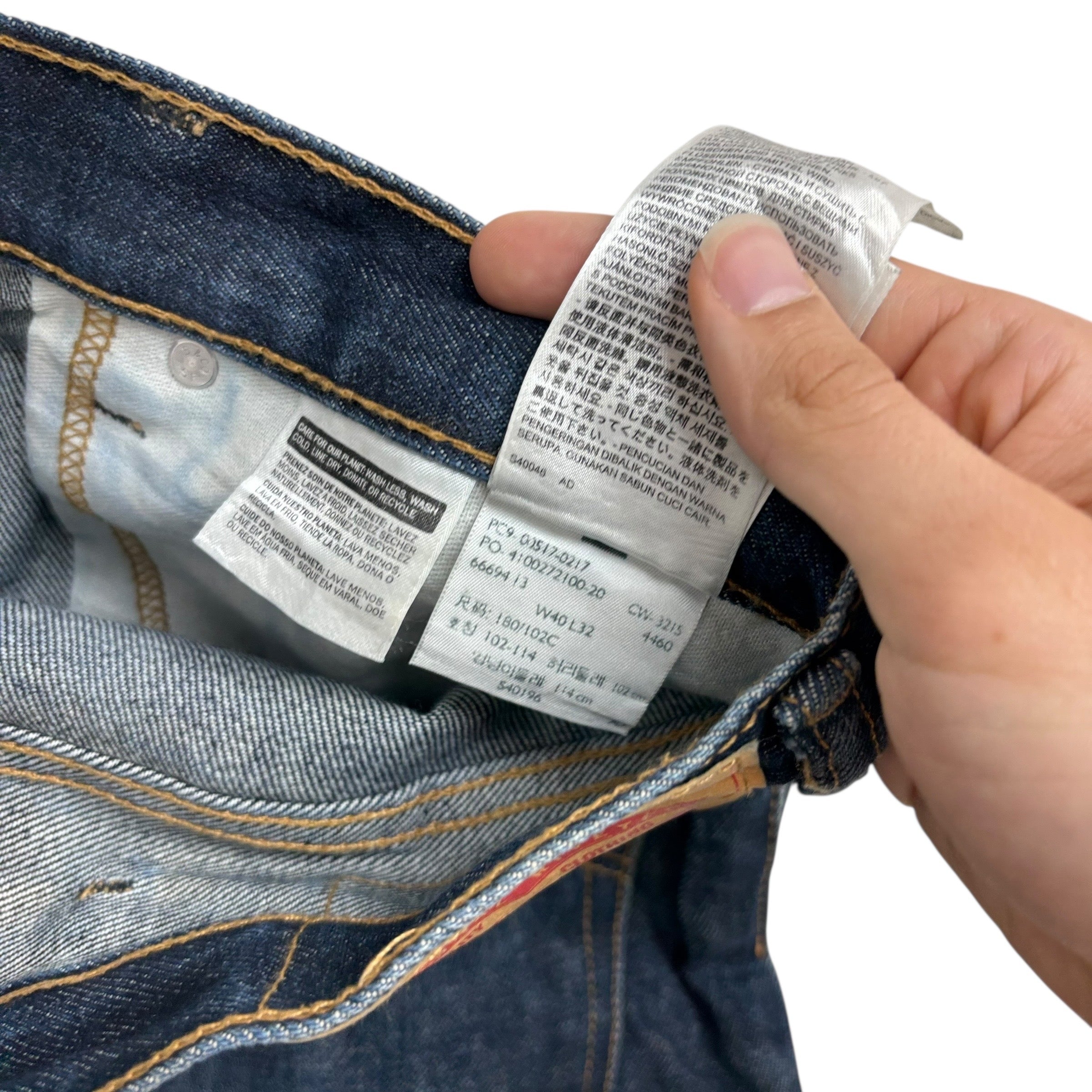 Levis 517 Jeans W40 L32 Mens Dark Blue Regular Bootcut Fit Denim