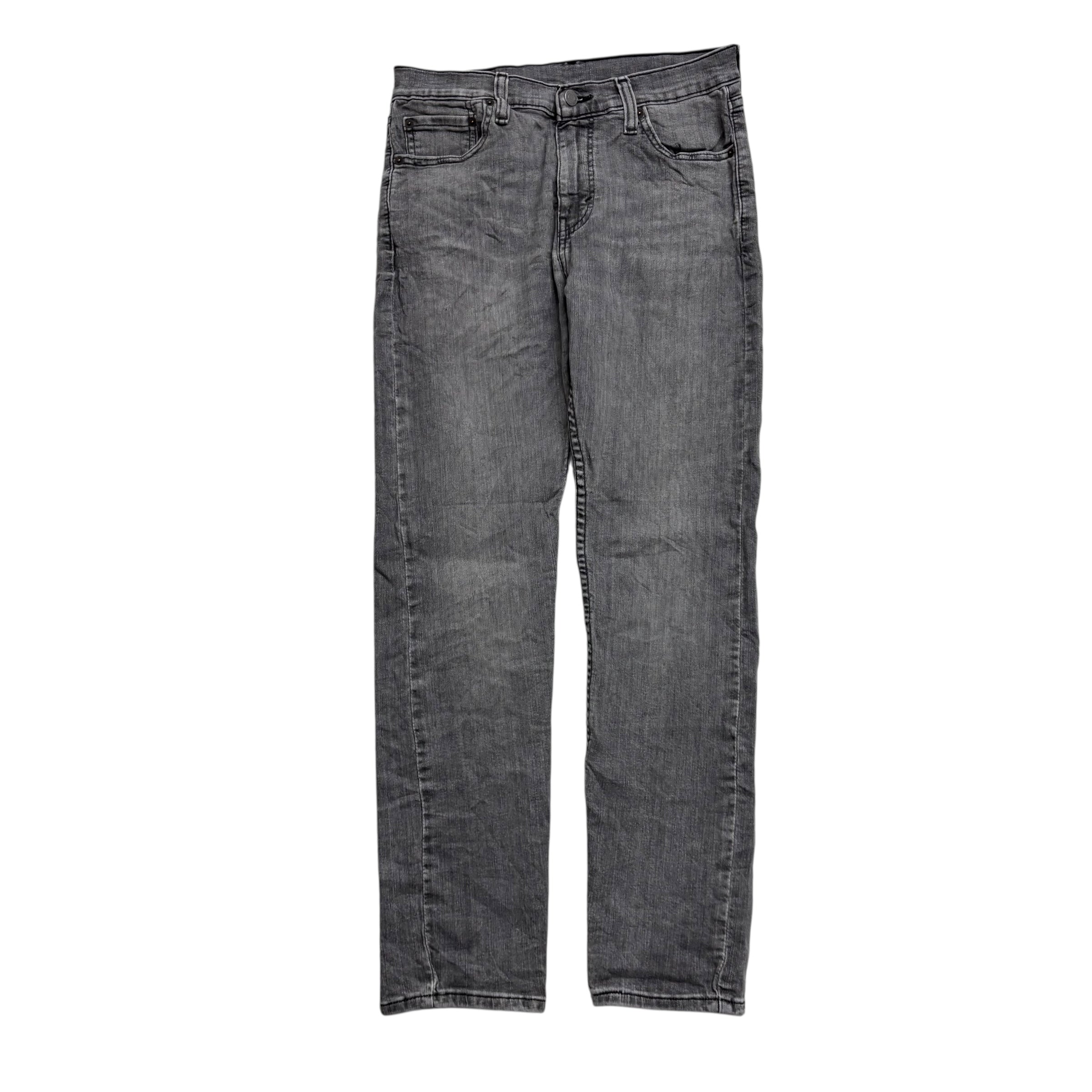 Levis 510 Jeans W30 L29 Mens Grey Skinny Fit Stretch Denim (E)