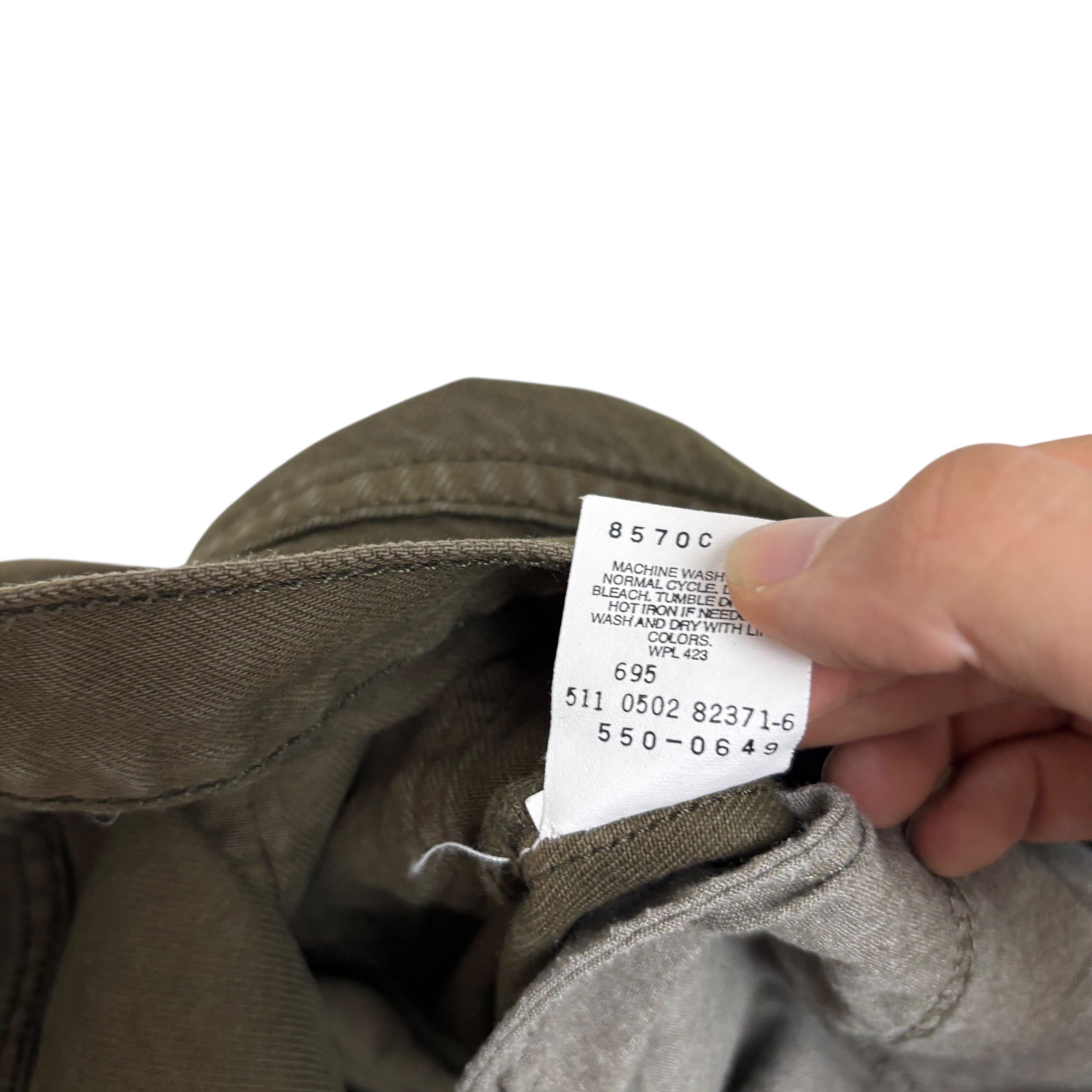 Levis 550 Jeans W36 L30 Mens Green Relaxed Straight Fit Made In USA Vintage (E)