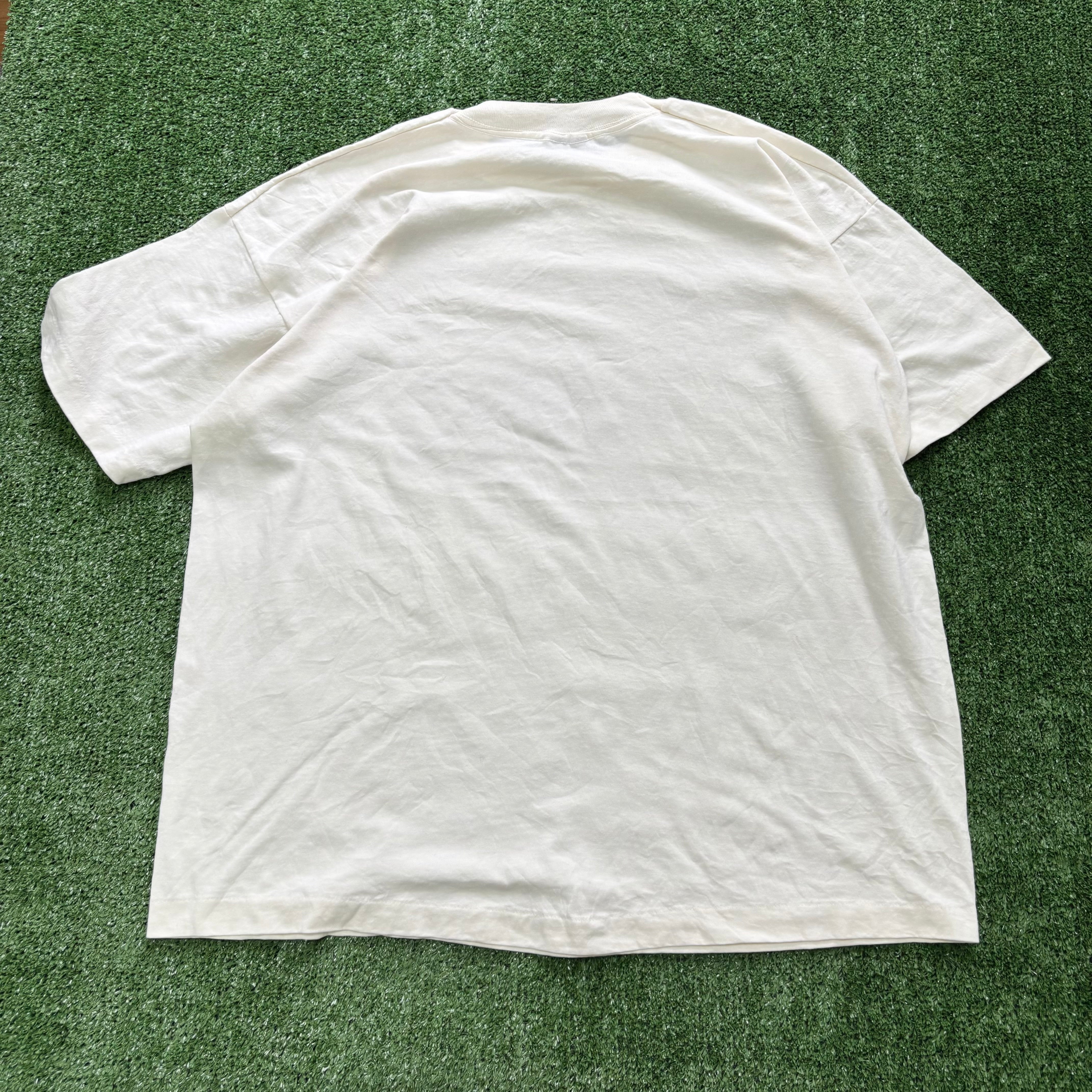 Vintage T Shirt Mens XL Beige Single Stitch Graphic Print 90s Dance (F)