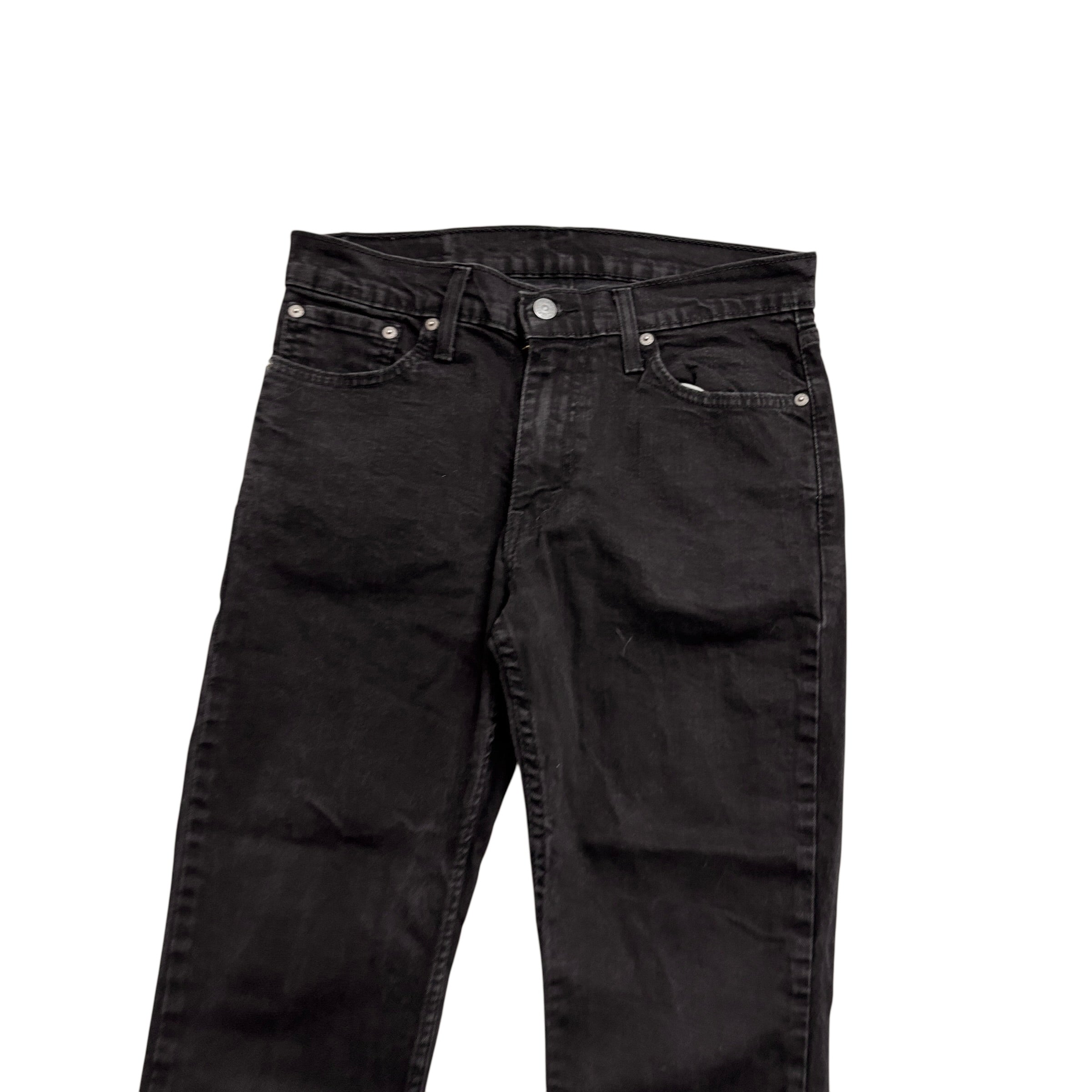 Levis 511 Jeans W31 L29 Mens Black Slim Fit Stretch Denim (E)