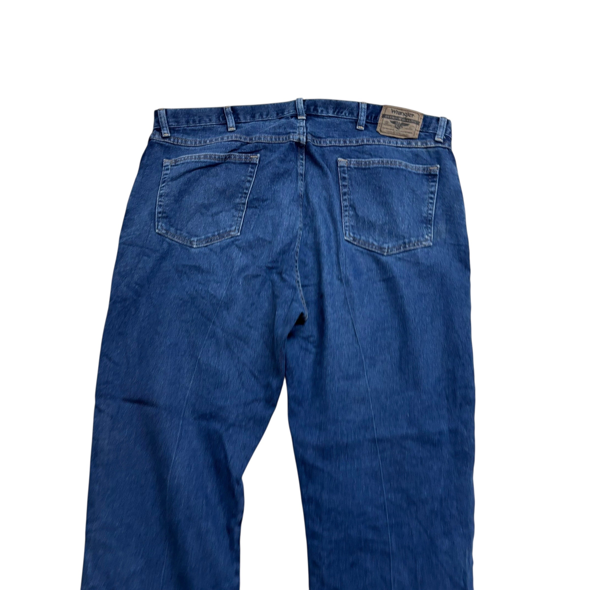 Wrangler Jeans W42 L32 Mens Mid Blue Regular Straight Fit Denim