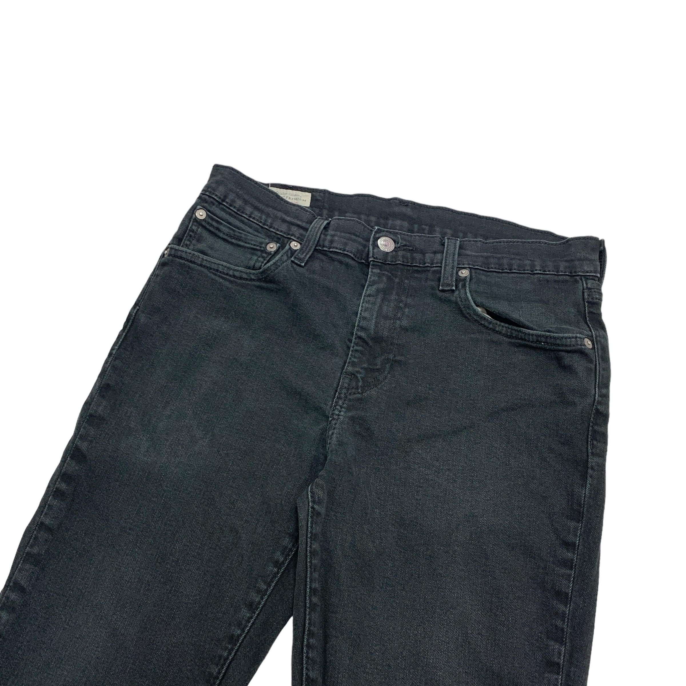 Levis 511 Jeans W30 L31 Mens Black Slim Fit Stretch Premium Big E Denim