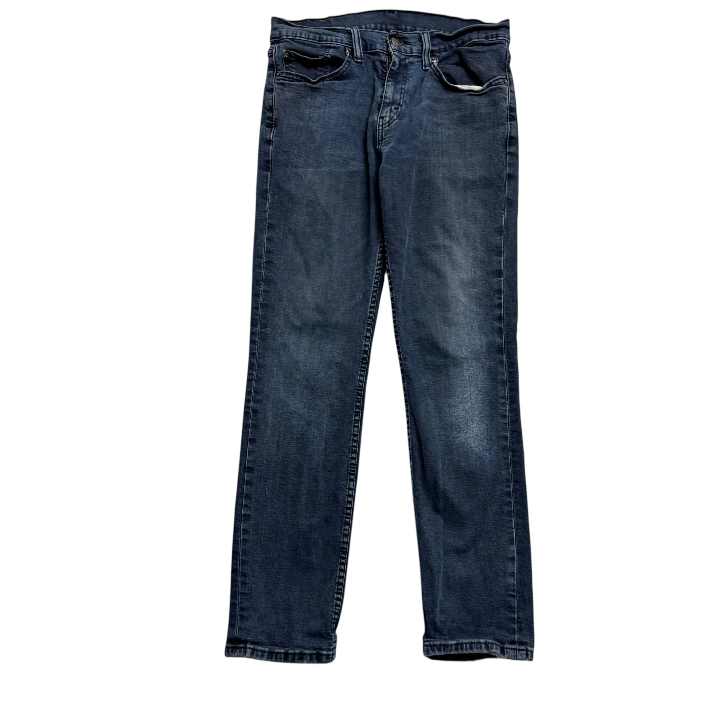 Levis 511 Jeans W30 L30 Mens Navy Blue Slim Fit Stretch Denim (F)