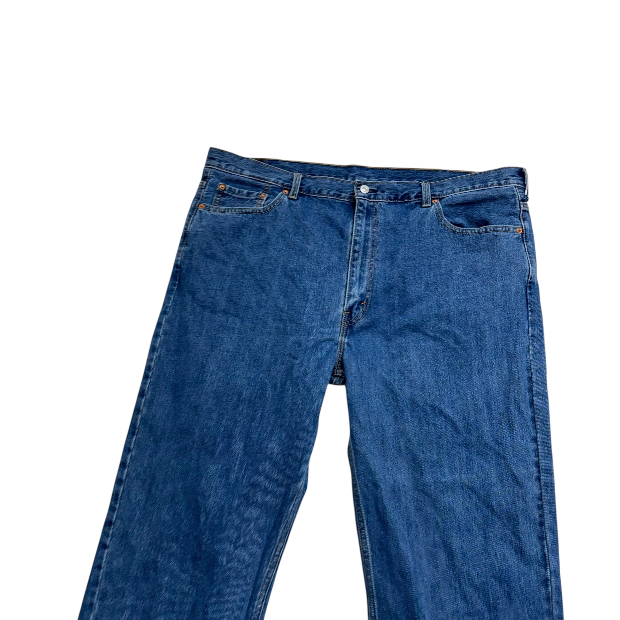Levis 550 Jeans W46 L29 Mens Mid Blue Baggy Relaxed Straight Fit Denim