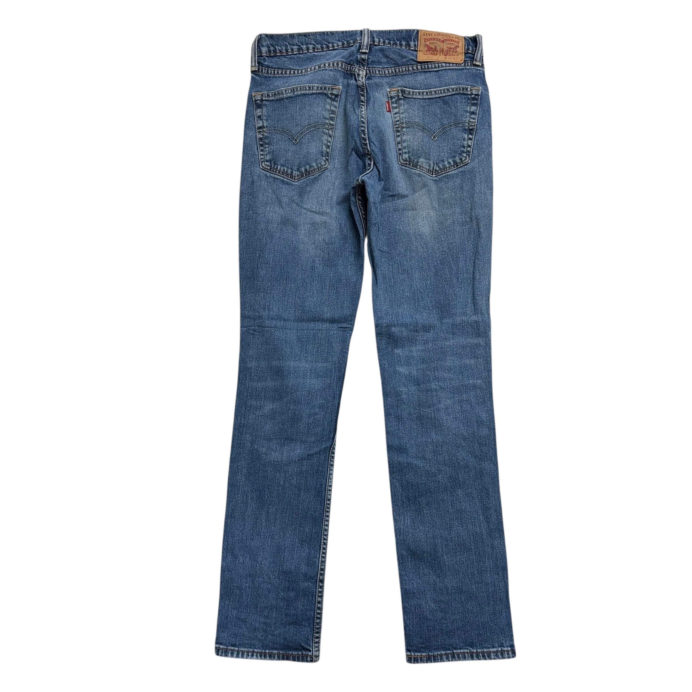 Levis 511 Jeans W30 L32 Mens Mid Blue Slim Fit Stretch Denim