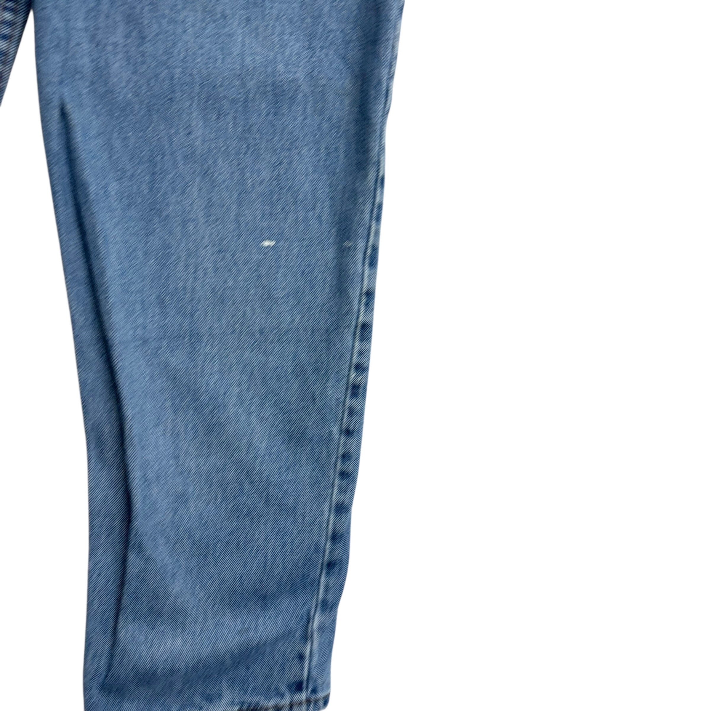 Levis 550 Jeans W31 L30 Mens Light Blue Relaxed Straight USA Made Vintage (F)