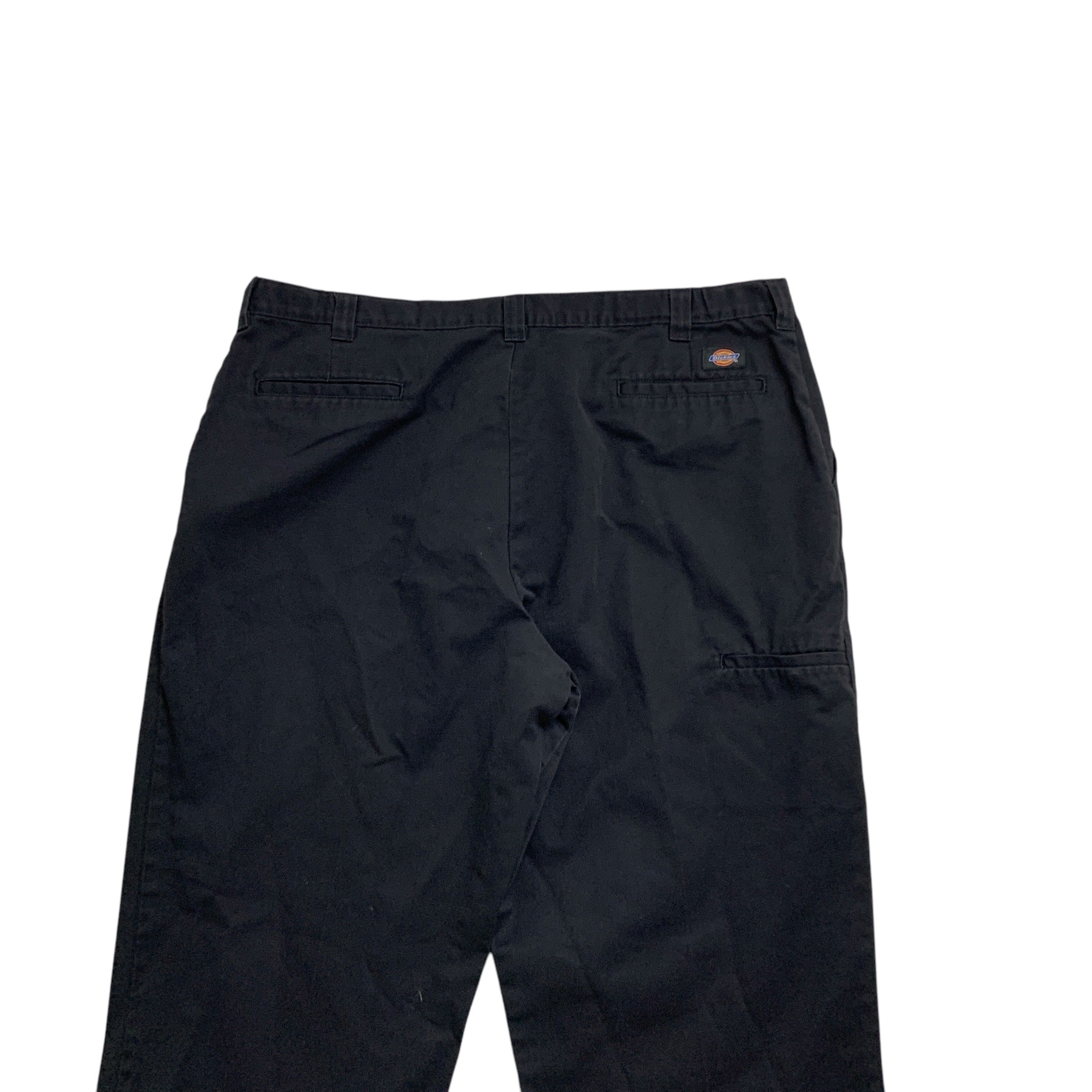 Dickies Trousers W42 L34 Mens Black Pants Baggy Relaxed Fit Workwear