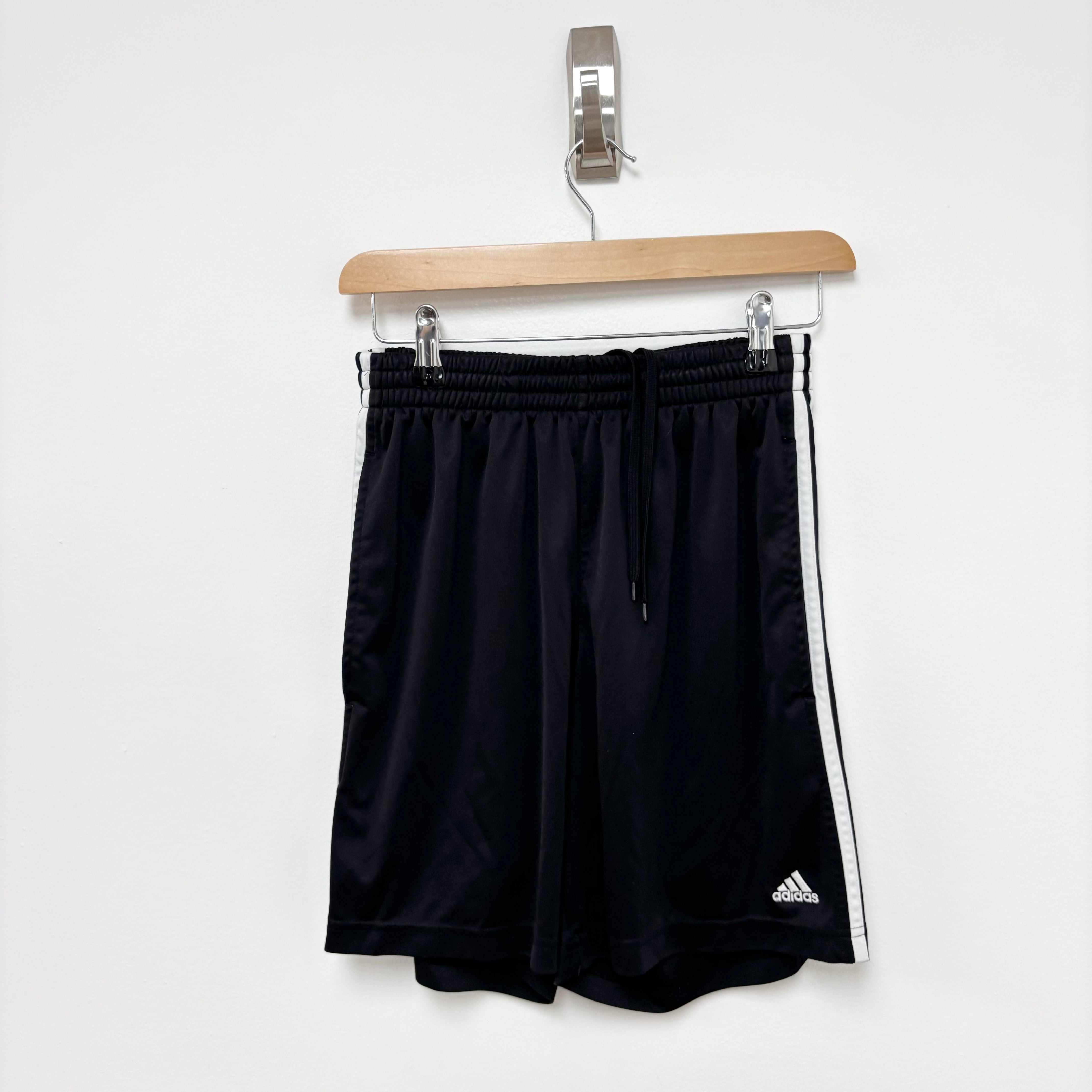 Adidas Shorts Mens Small Black Sports Running Gym Athletic Pockets Y2K (E)
