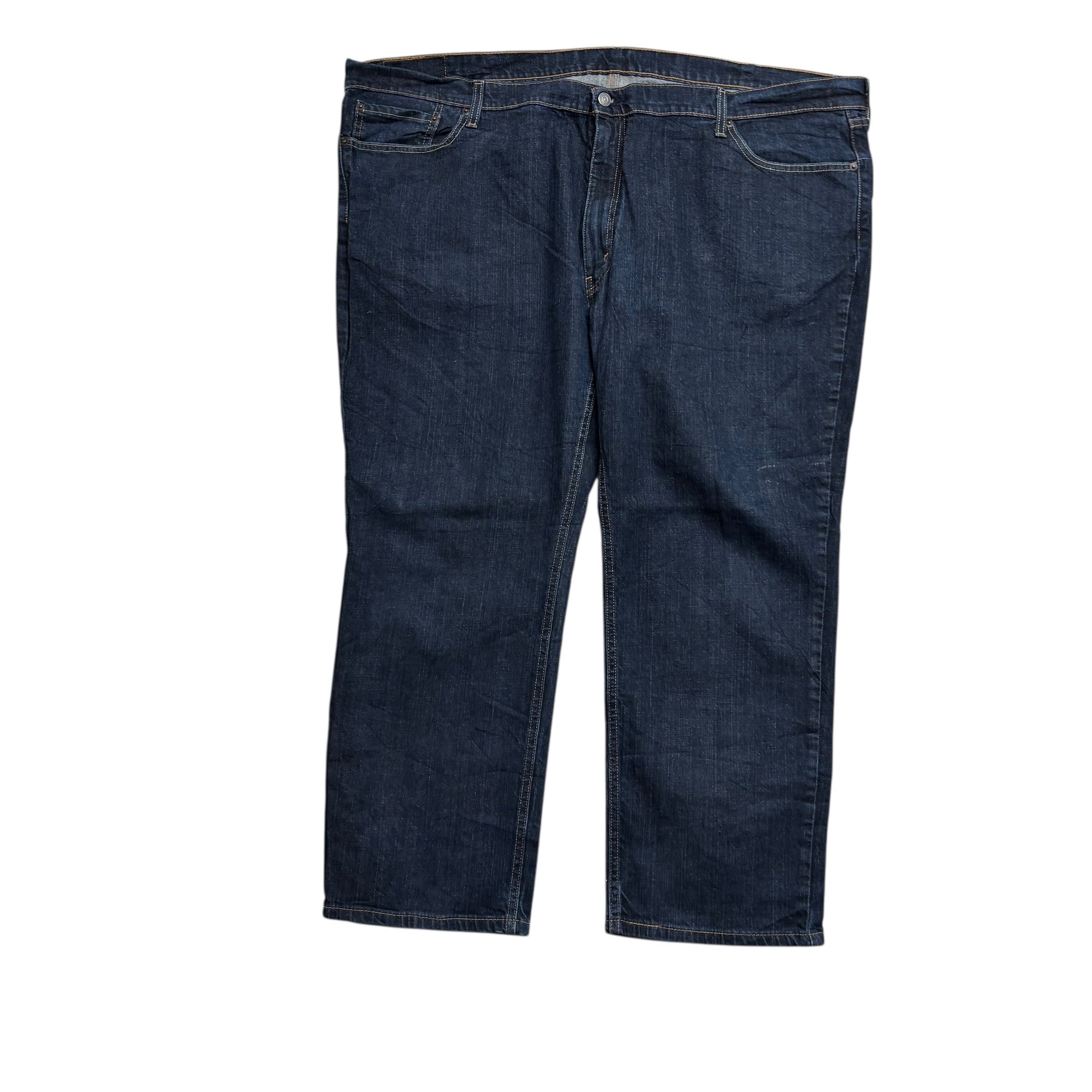 Levis 541 Jeans W50 L28 Mens Dark Blue Athletic Tapered Fit Stretch Denim