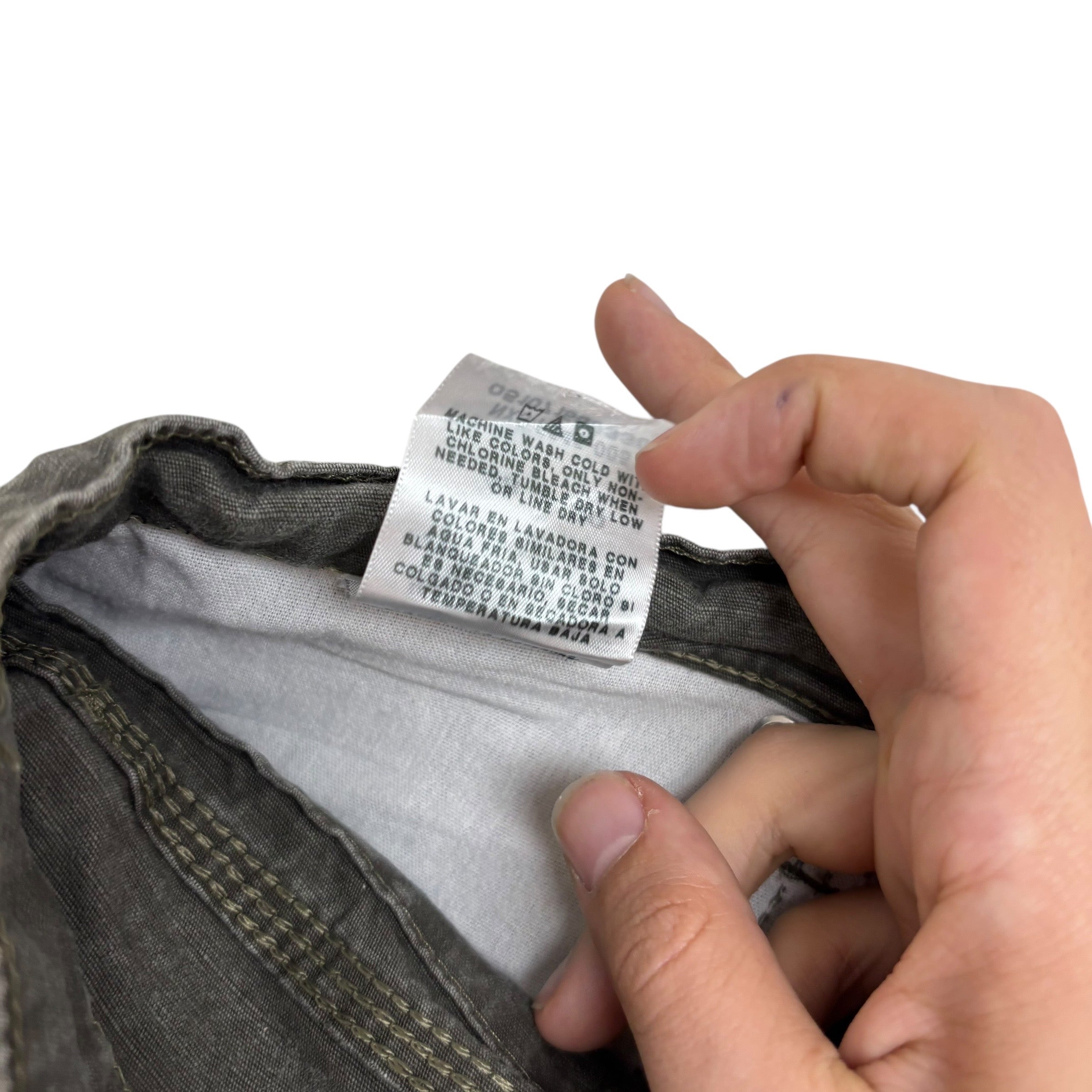 Wrangler Carpenter Pants W48 L30 Mens Green Relaxed Straight Fit Trousers