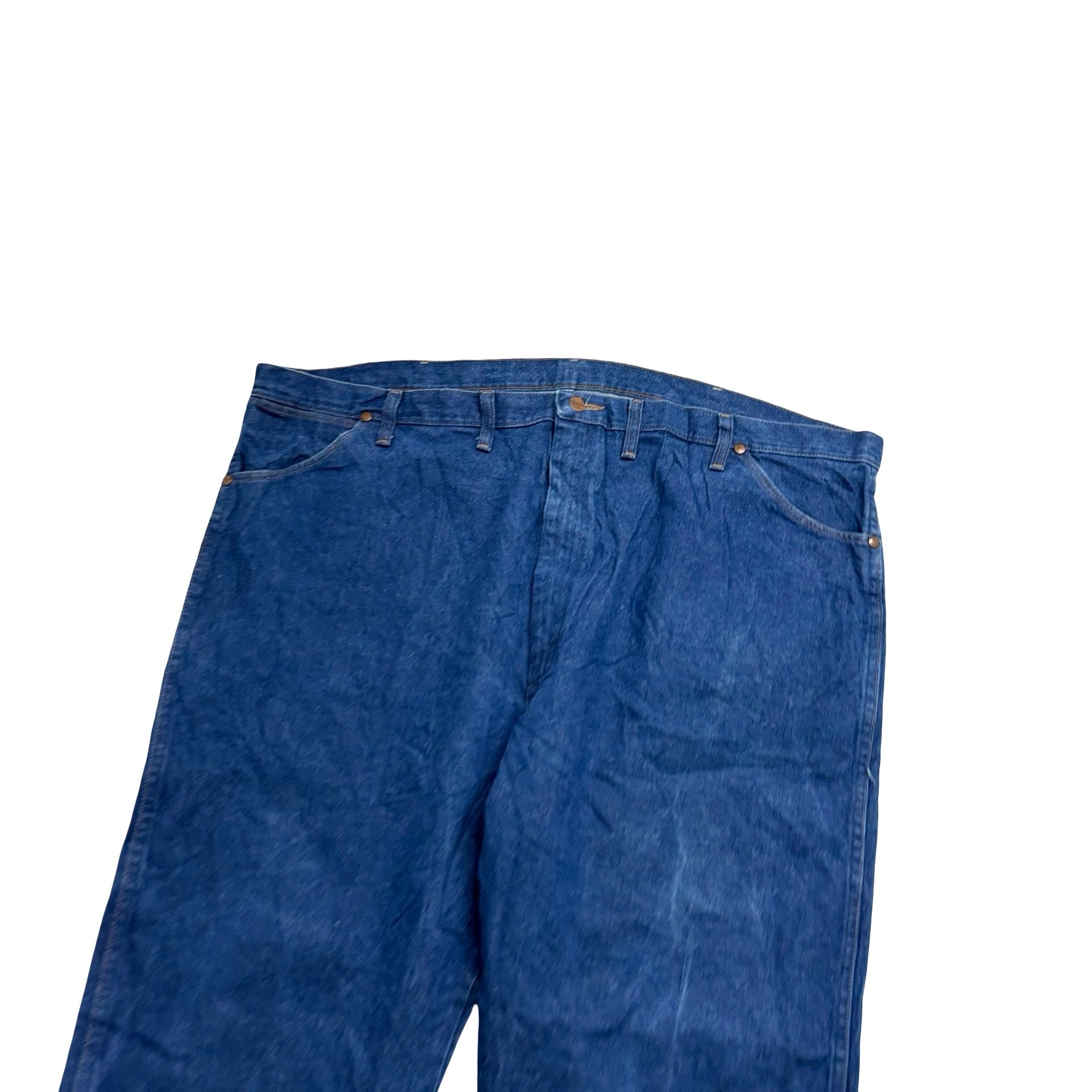 Wrangler Jeans Cowboy Cut W48 L30 Mens Mid Blue 13MWZ Original Fit Denim