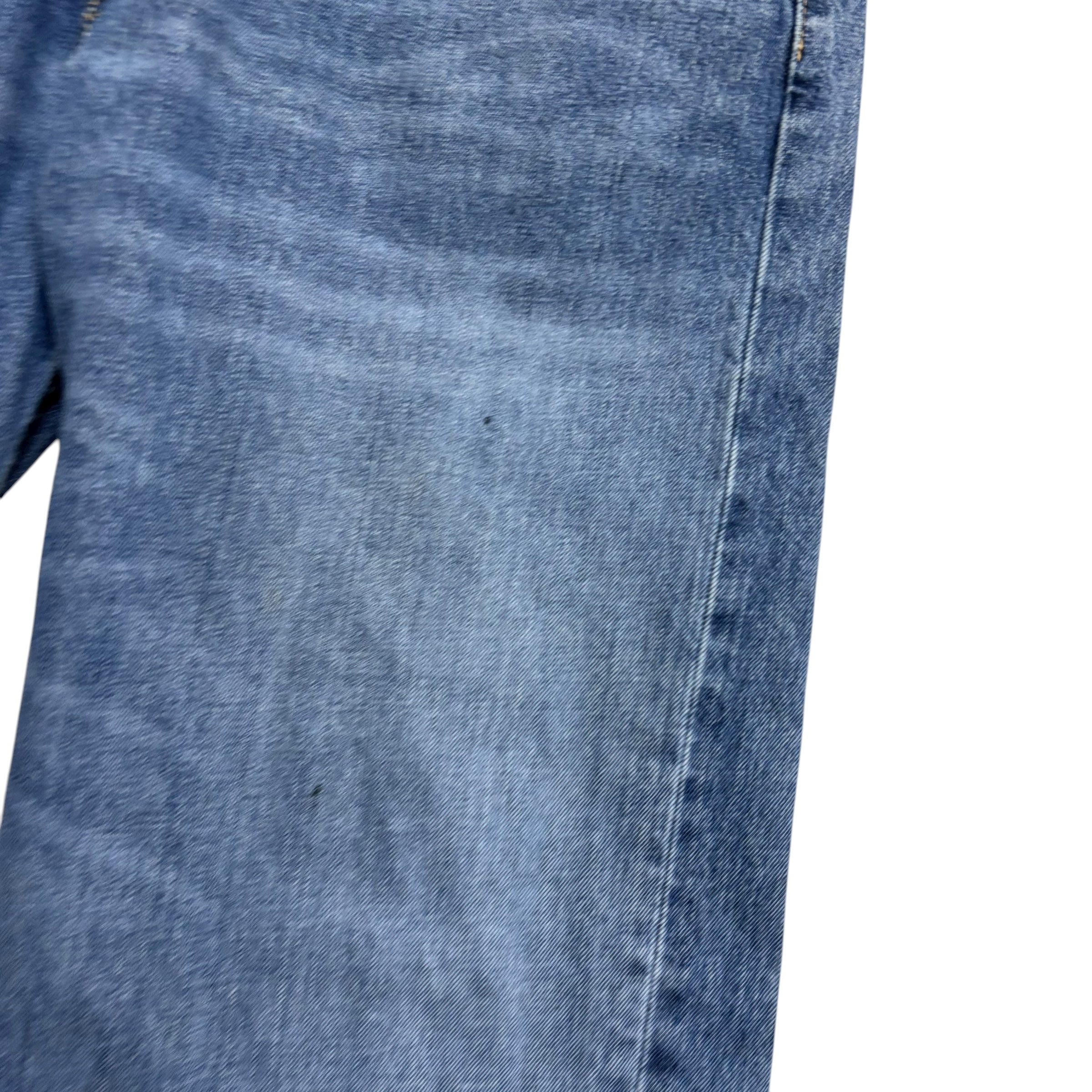 Levis 569 Jeans W38 L29 Mens Mid Blue Baggy Relaxed Straight Fit Denim