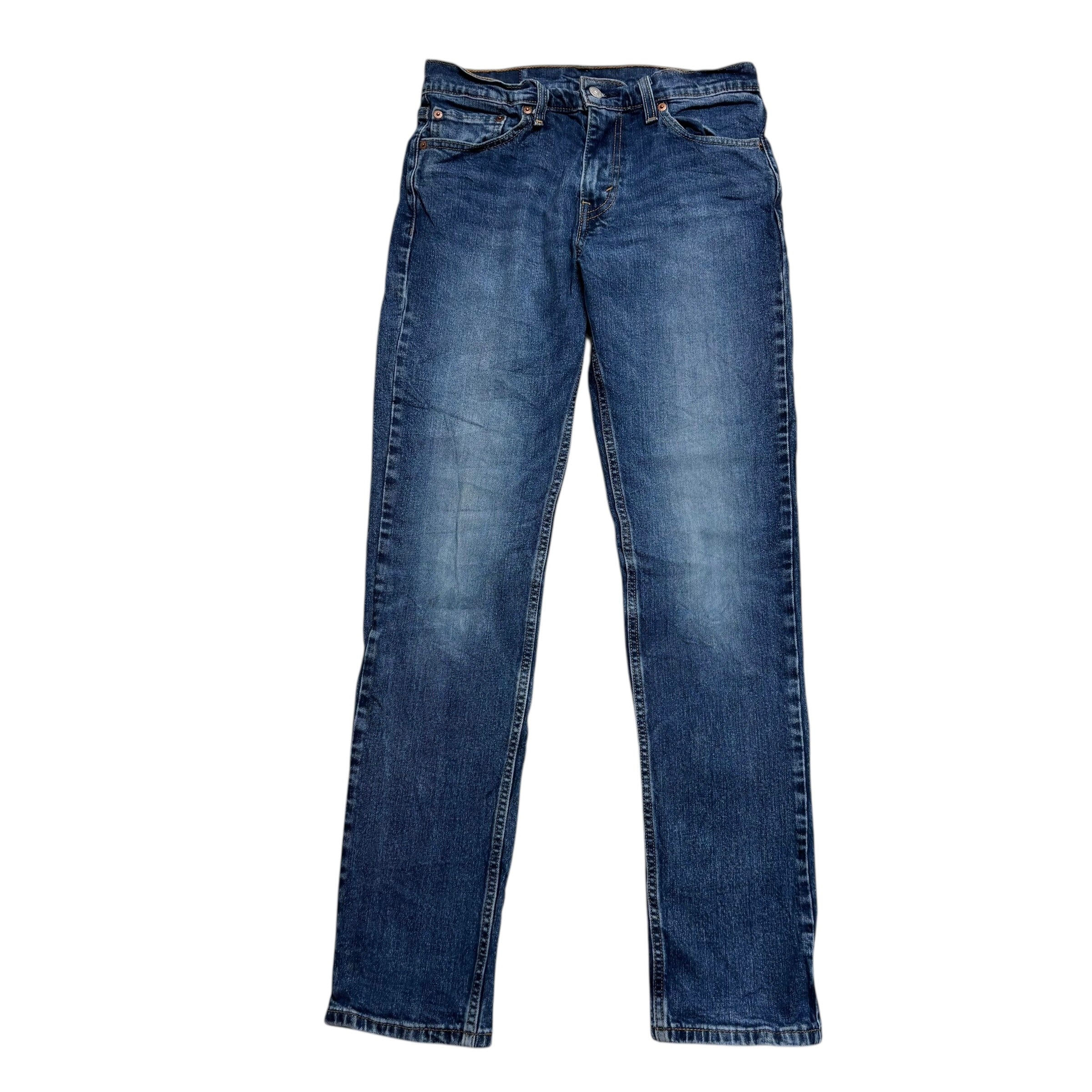 Levis 511 Jeans W29 L32 Mens Mid Blue Slim Fit Stretch Denim (E)