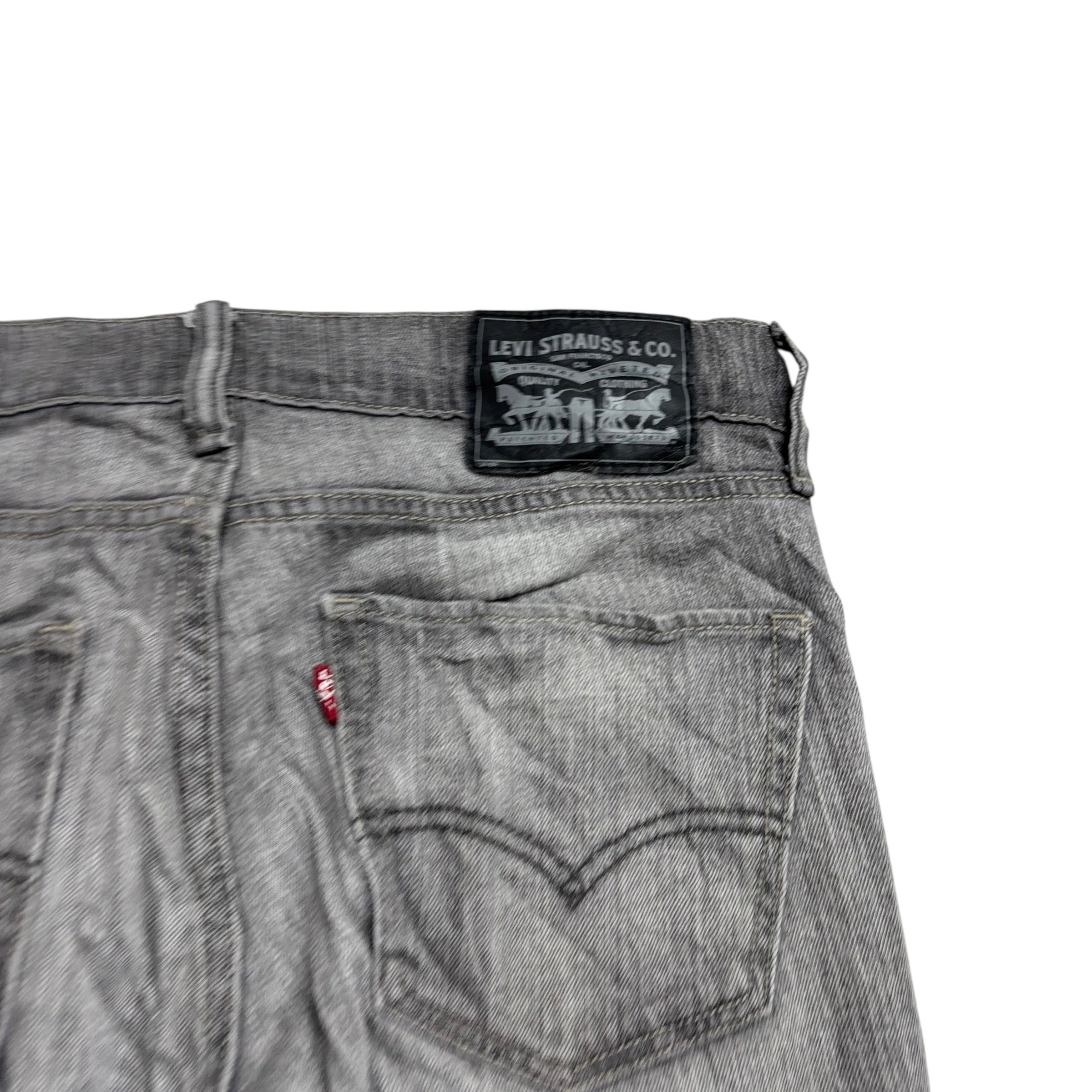 Levis 511 Jeans W31 L30 Mens Grey Slim Fit Stretch Denim (E)