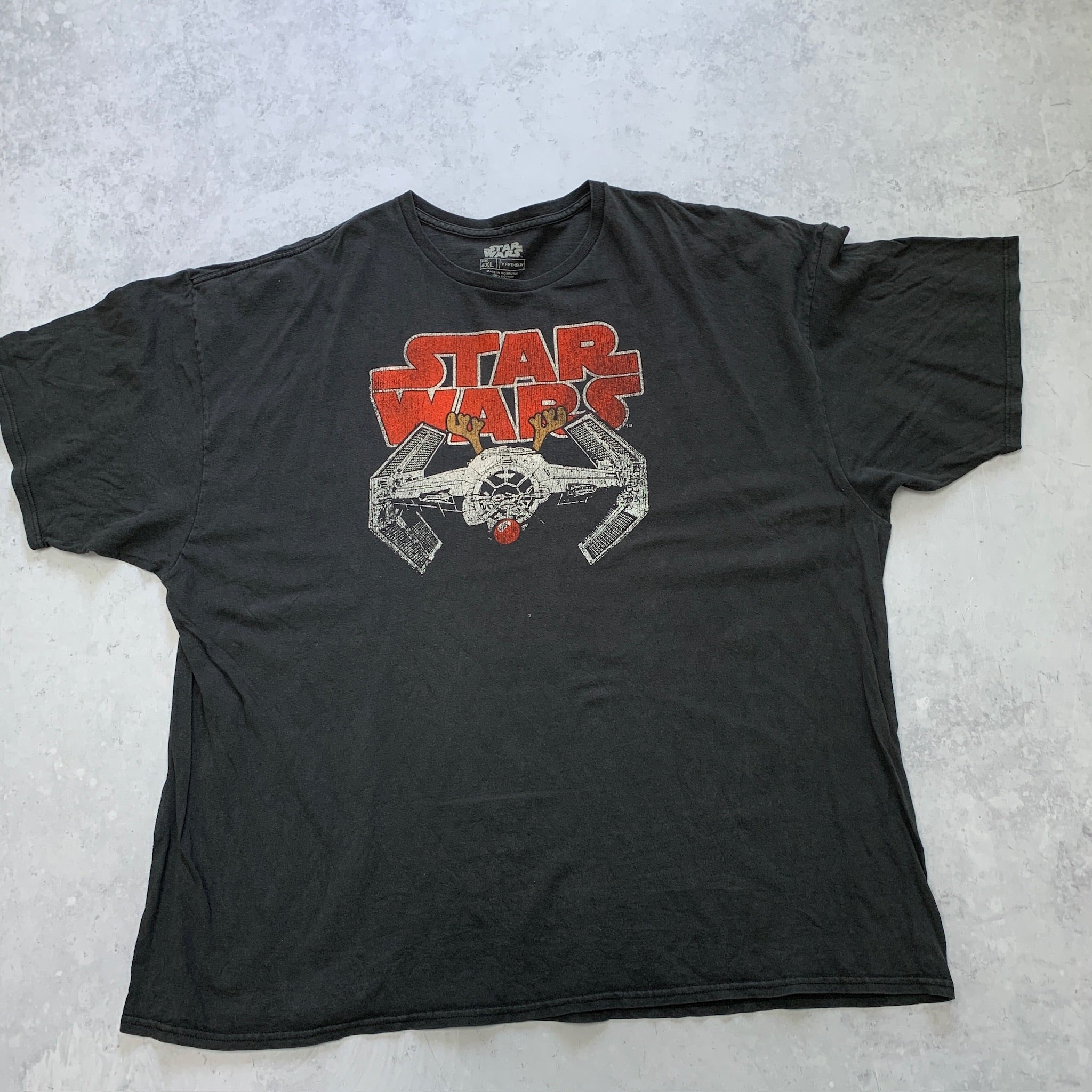 Star Wars T Shirt Mens 4XL Black Graphic Print