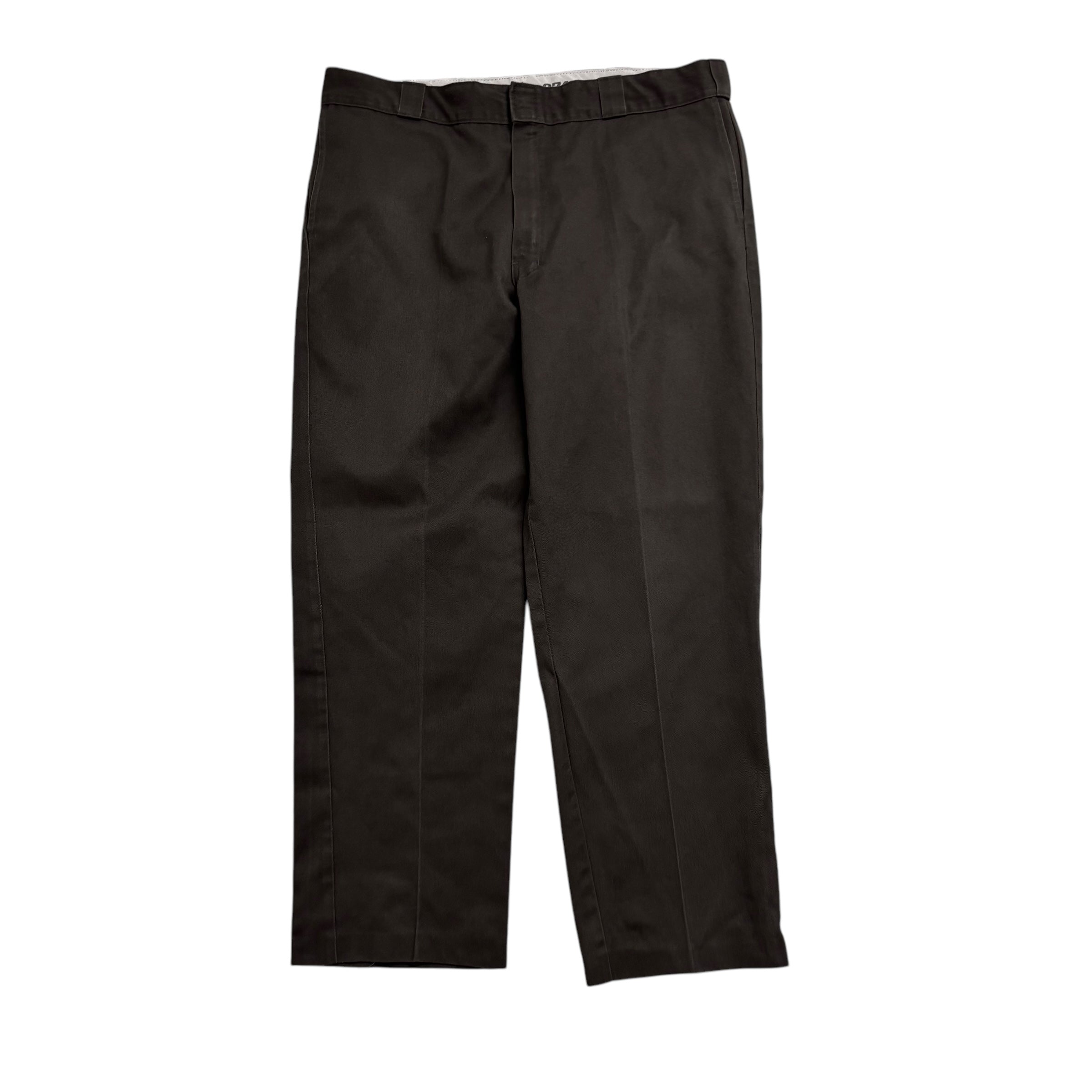 Dickies 874 Trousers W40 L30 Mens Brown Pants Original Fit Workwear