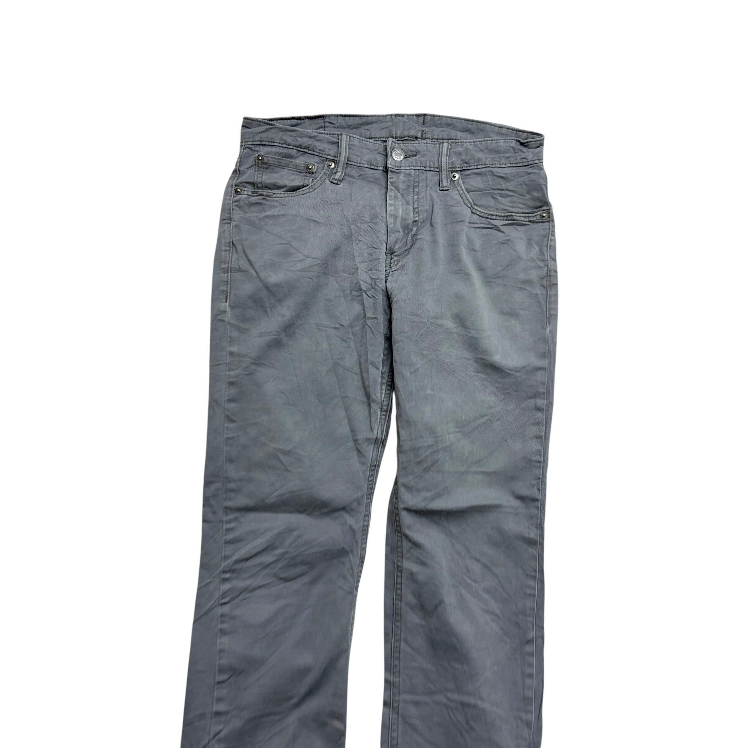 Levis 511 Commuter Trousers W29 L31 Mens Grey Slim Fit Stretch Pants