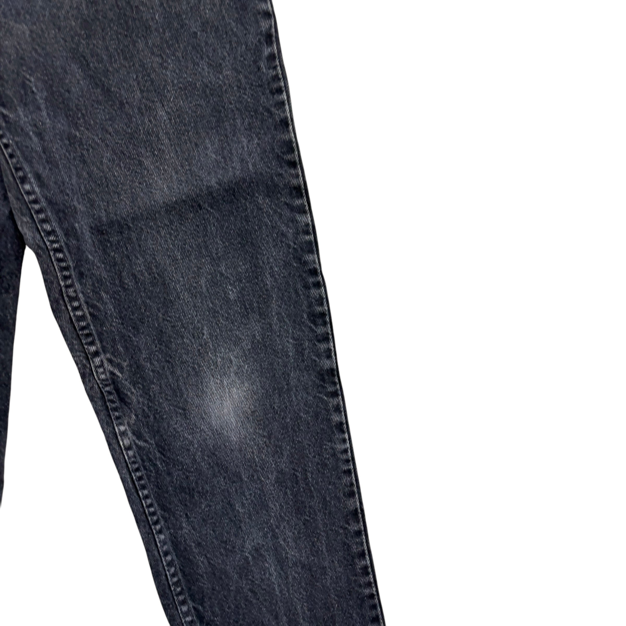 Levis 550 Jeans W27 L31 Womens Black Relaxed Taper USA Made Vintage Denim