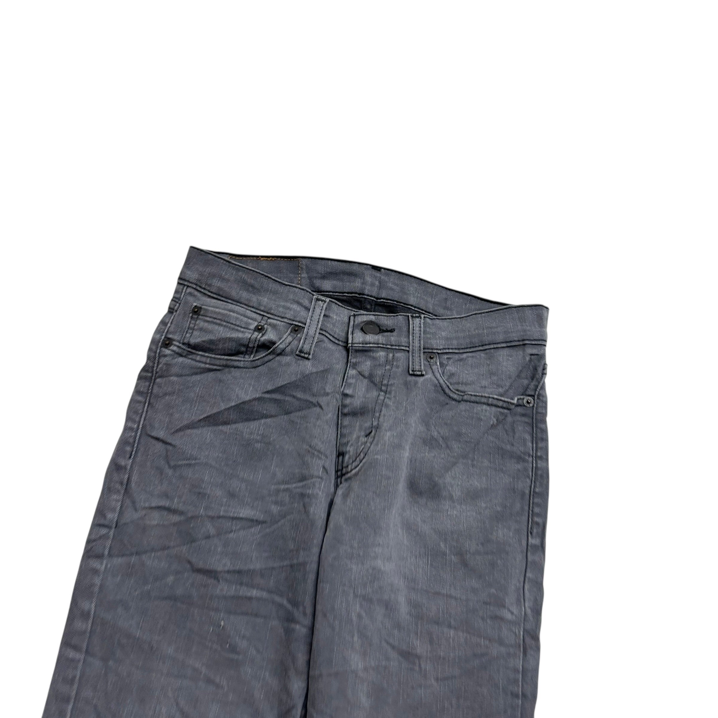Levis 511 Jeans W29 L30 Mens Grey Slim Fit Stretch Denim