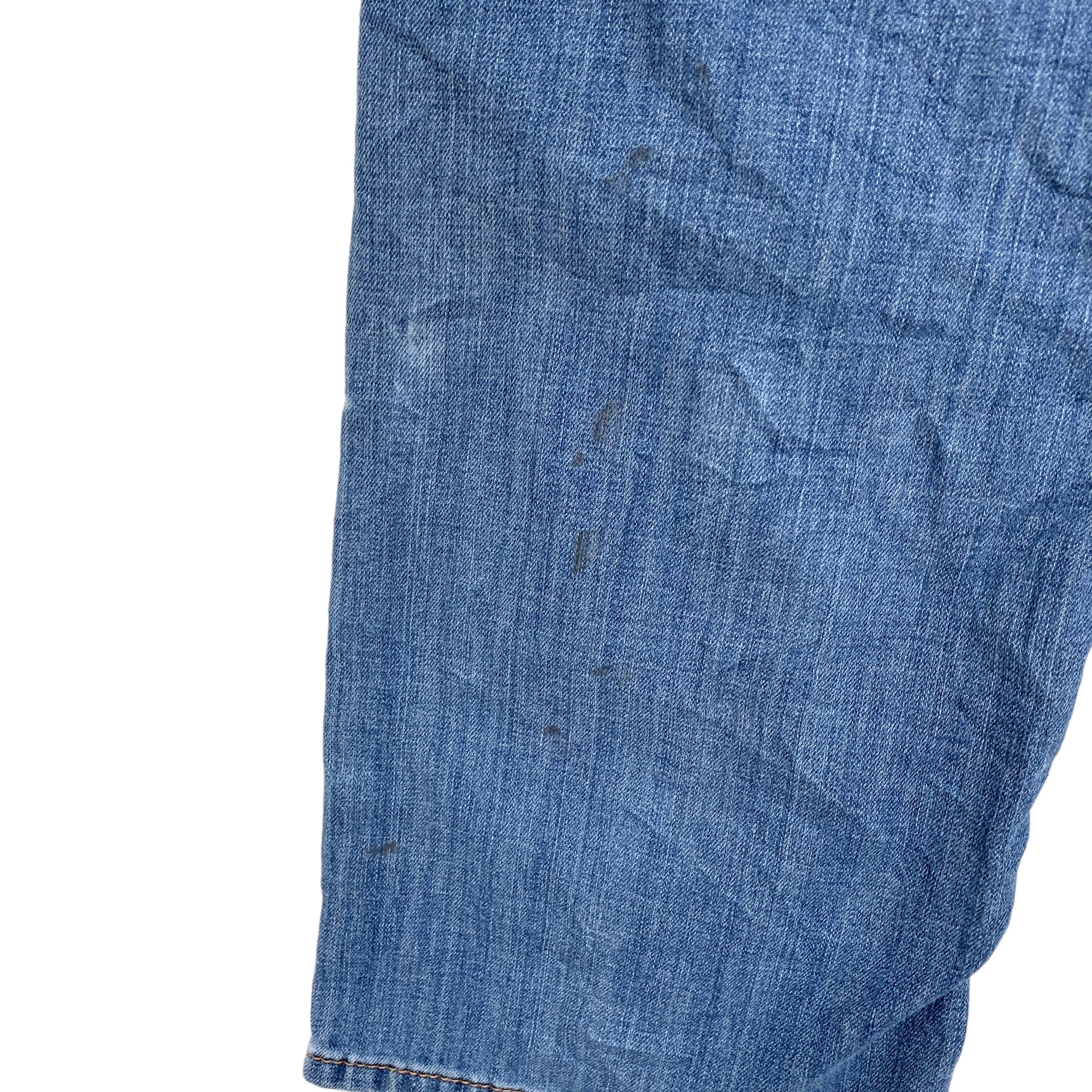 Levis 559 Jeans W38 L28 Mens Mid Blue Baggy Relaxed Straight Fit Stretch Denim