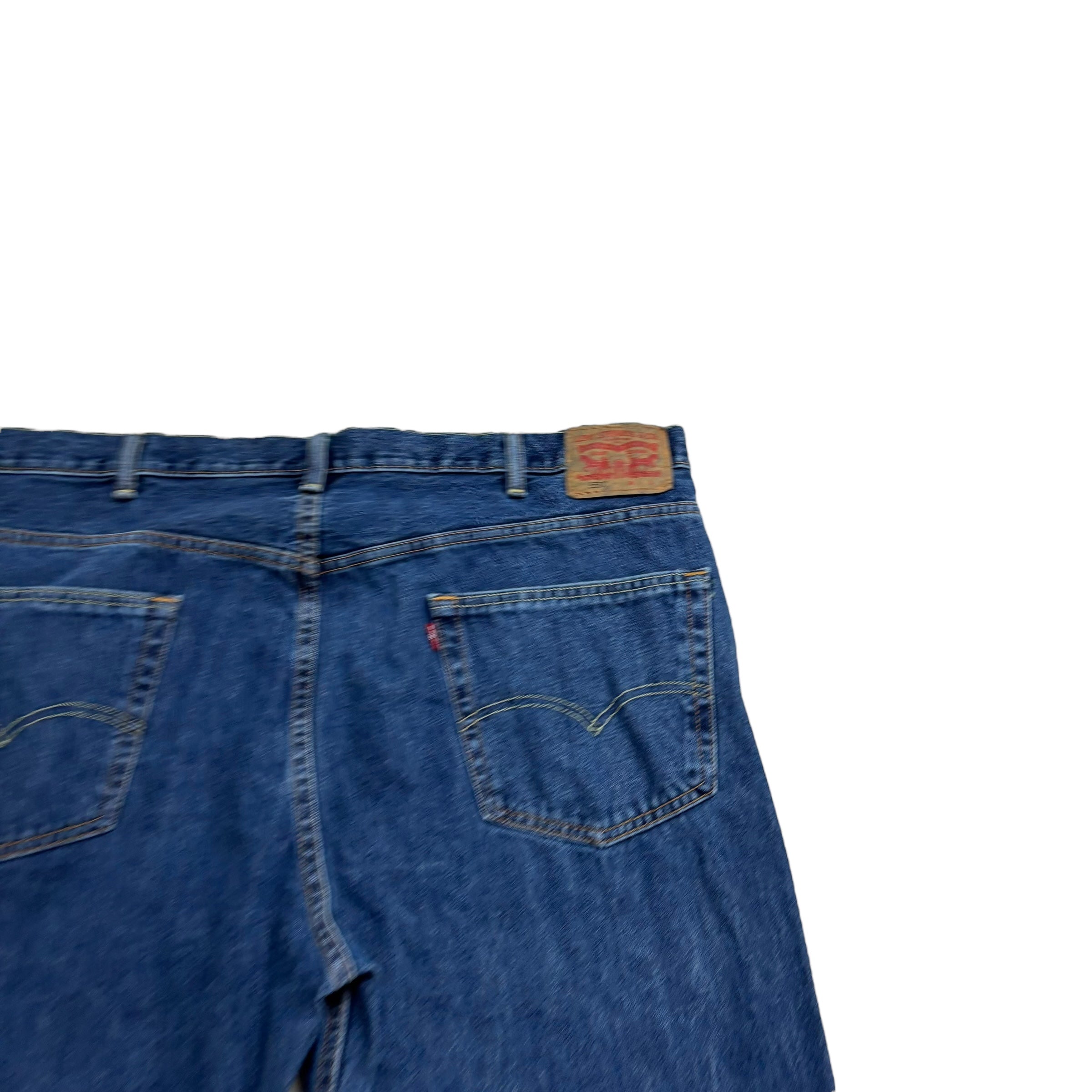 Levis 550 Jeans W46 L32 Mens Mid Blue Baggy Relaxed Straight Fit Denim (E)