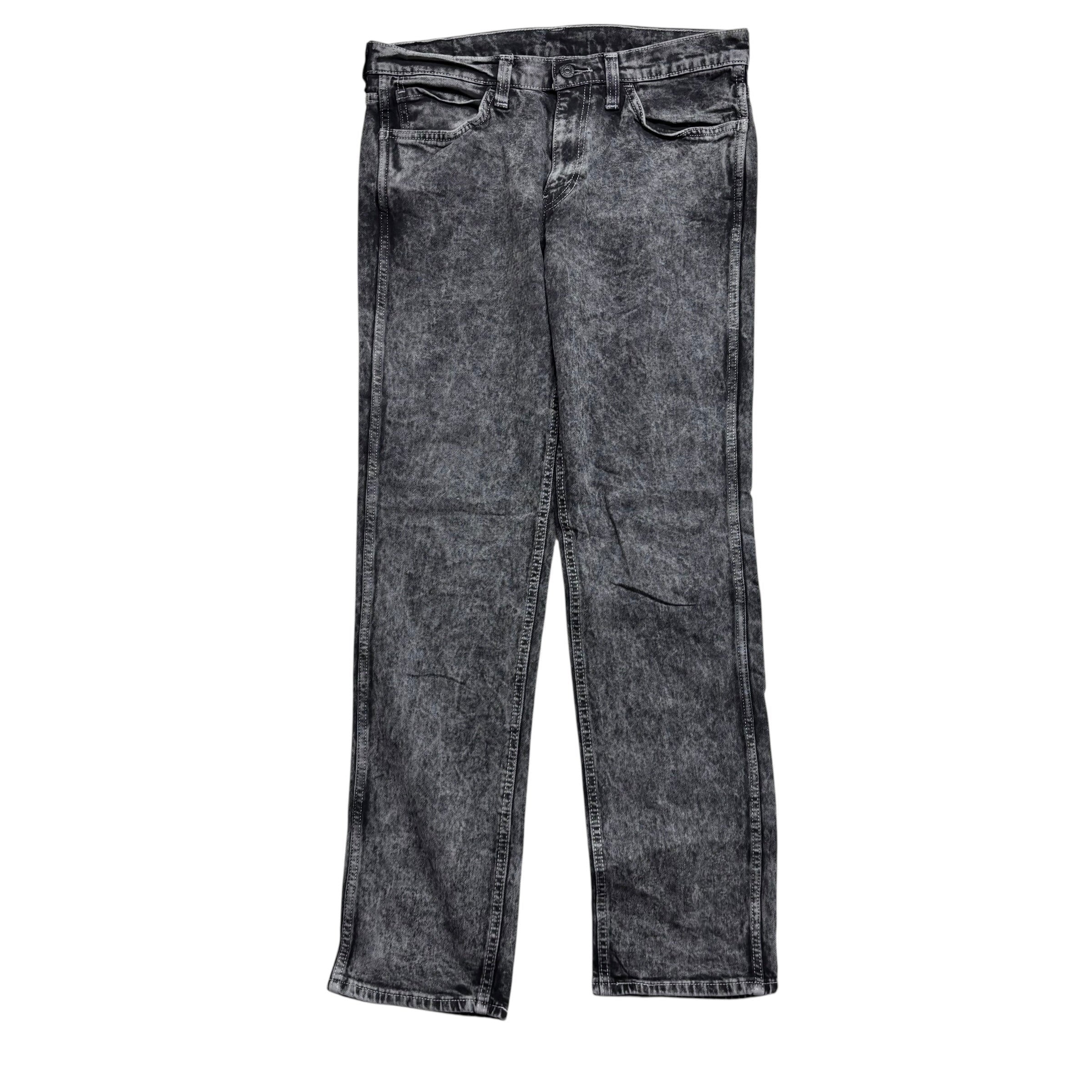 Levis 541 Jeans W32 L34 Mens Grey Athletic Tapered Fit Stretch Denim (E)