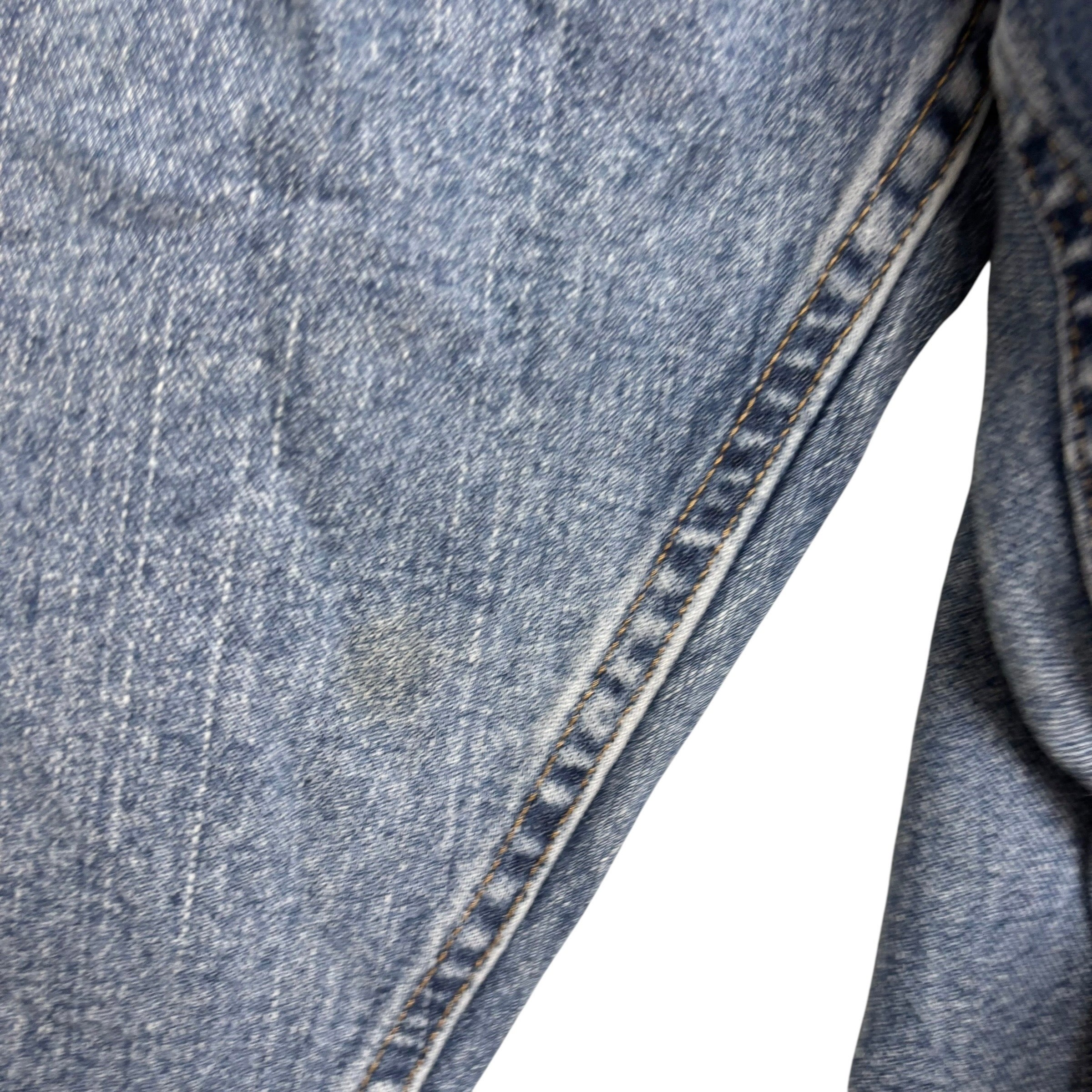 Wrangler Jeans W42 L30 Mens Mid Blue Relaxed Straight Fit Vintage Denim