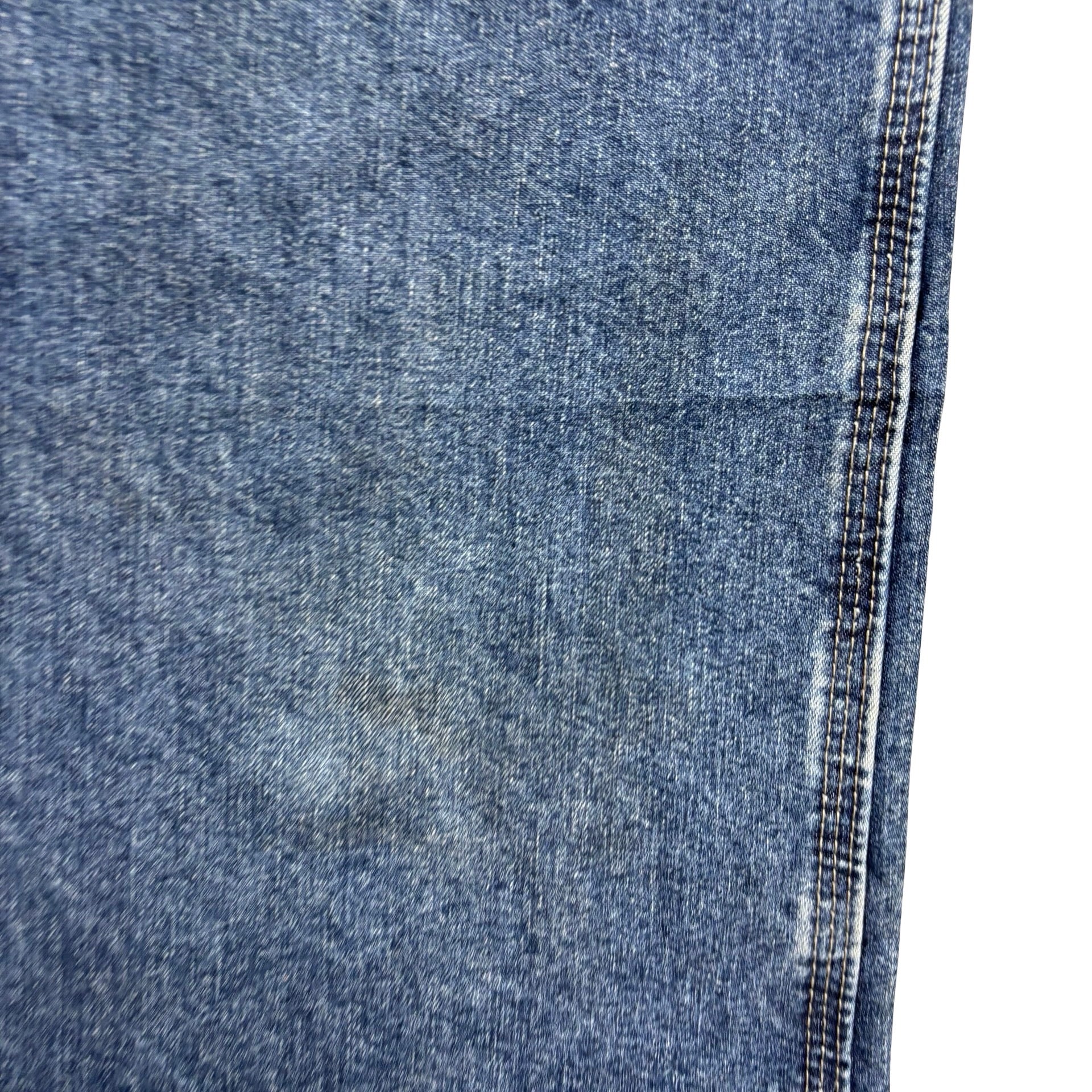 Wrangler Carpenter Jeans W40 L30 Mens Mid Blue Relaxed Straight Fit Denim