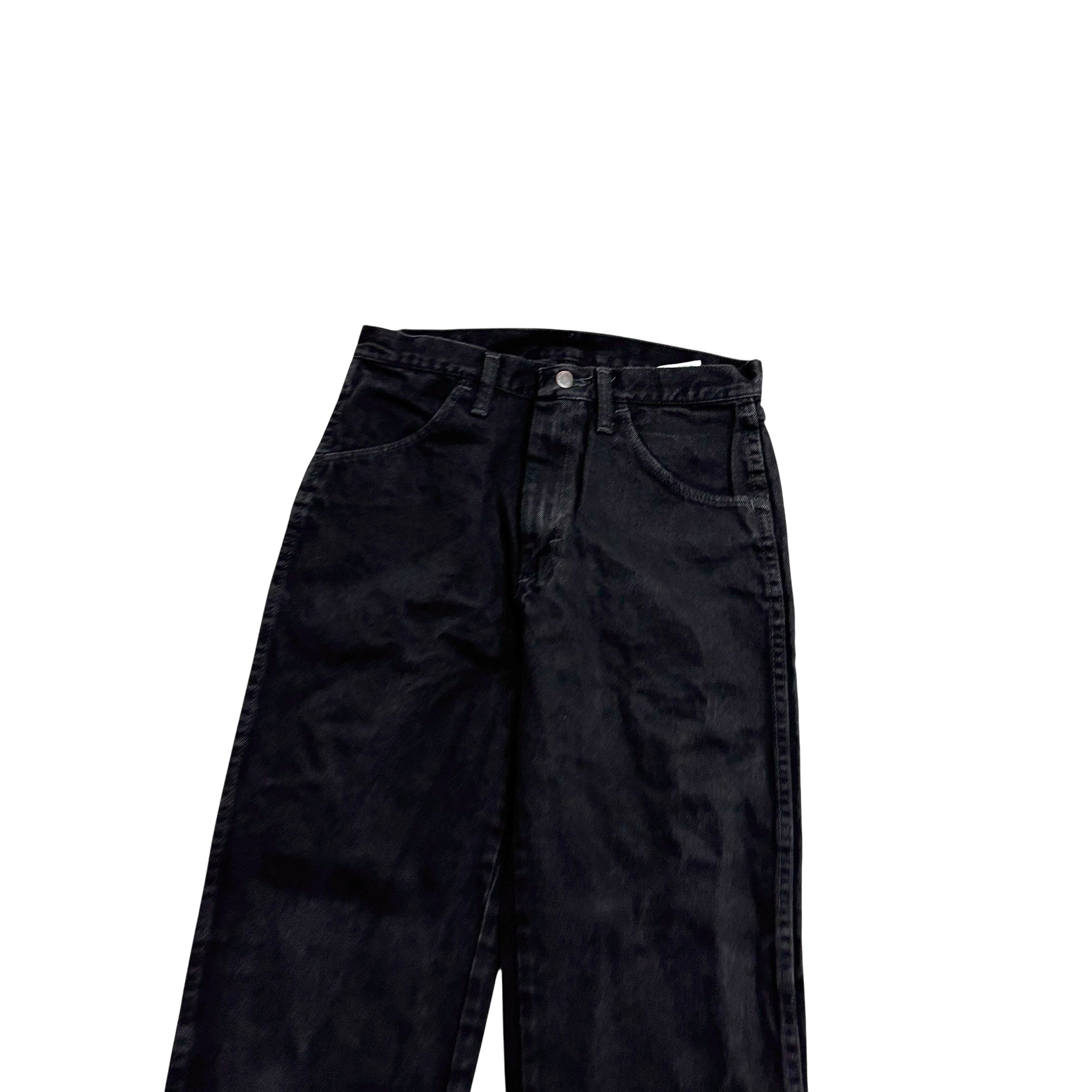 Rustler Jeans W29 L32 Mens Black Regular Straight Fit Vintage Denim (E)